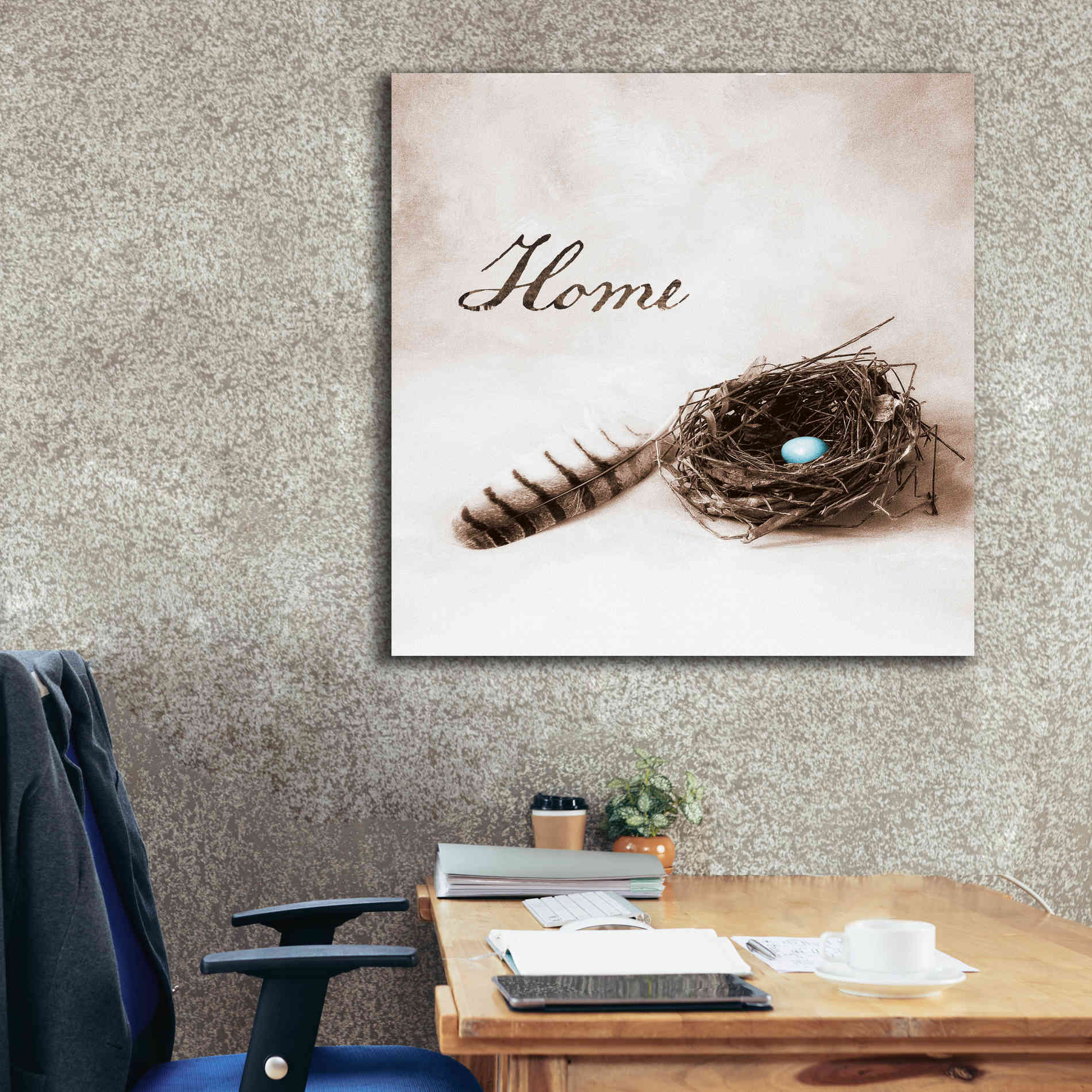 'Nestled IV - Home' by Debra Van Swearingen, Canvas Wall Art,37 x 37