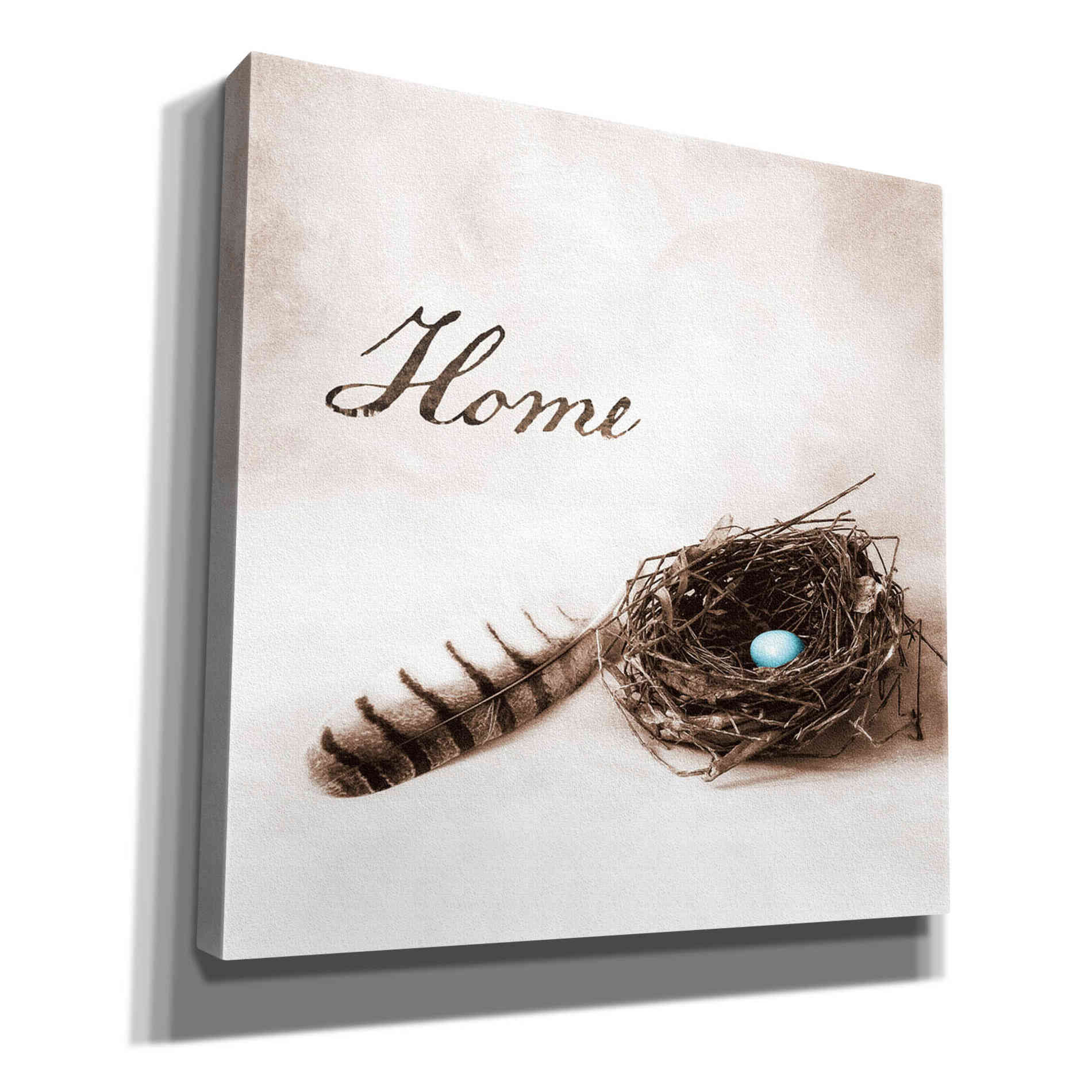 'Nestled IV - Home' by Debra Van Swearingen, Canvas Wall Art,12x12x1.1x0,18x18x1.1x0,26x26x1.74x0,37x37x1.74x0