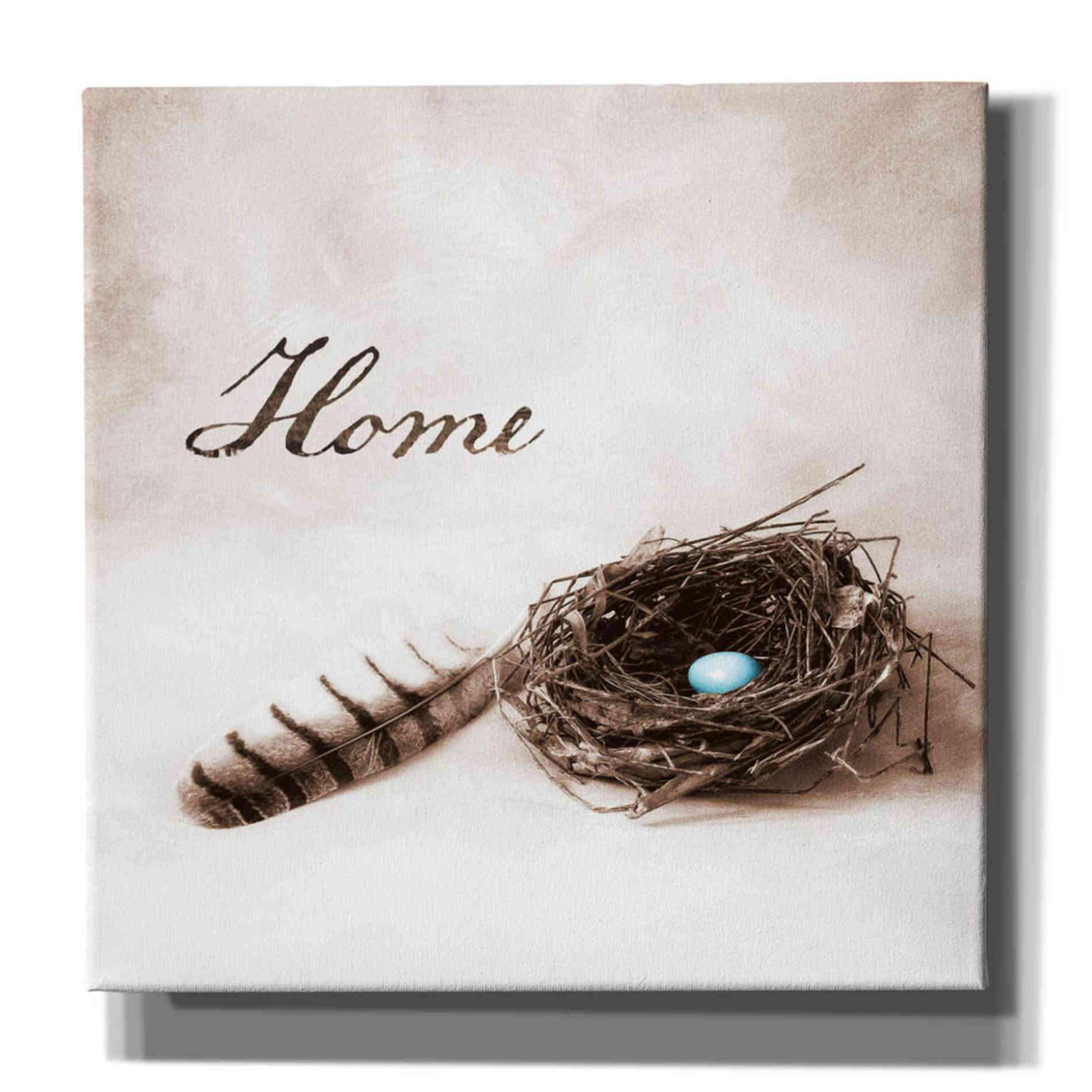 'Nestled IV - Home' by Debra Van Swearingen, Canvas Wall Art,12x12x1.1x0,18x18x1.1x0,26x26x1.74x0,37x37x1.74x0