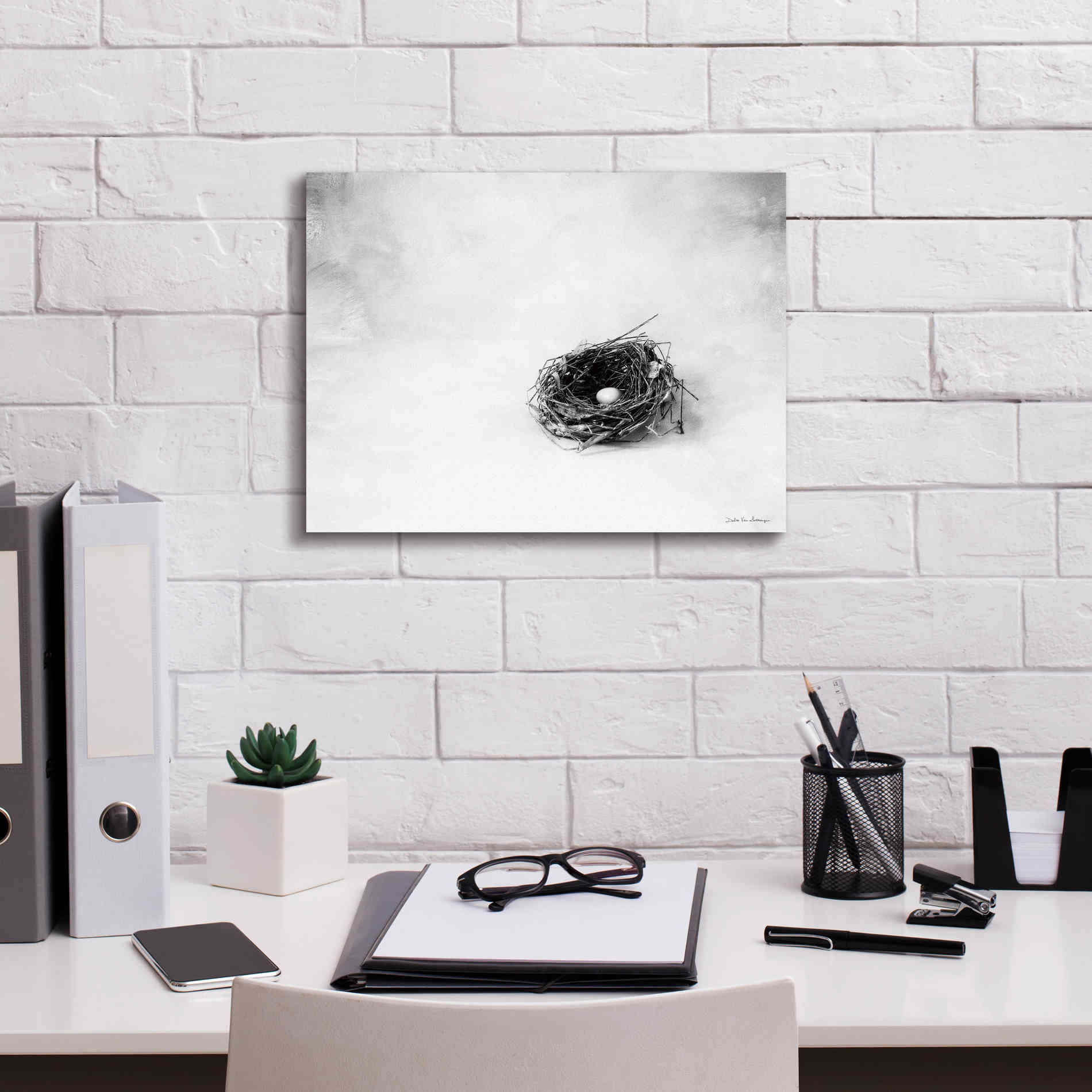 'Nestled V' by Debra Van Swearingen, Canvas Wall Art,16 x 12