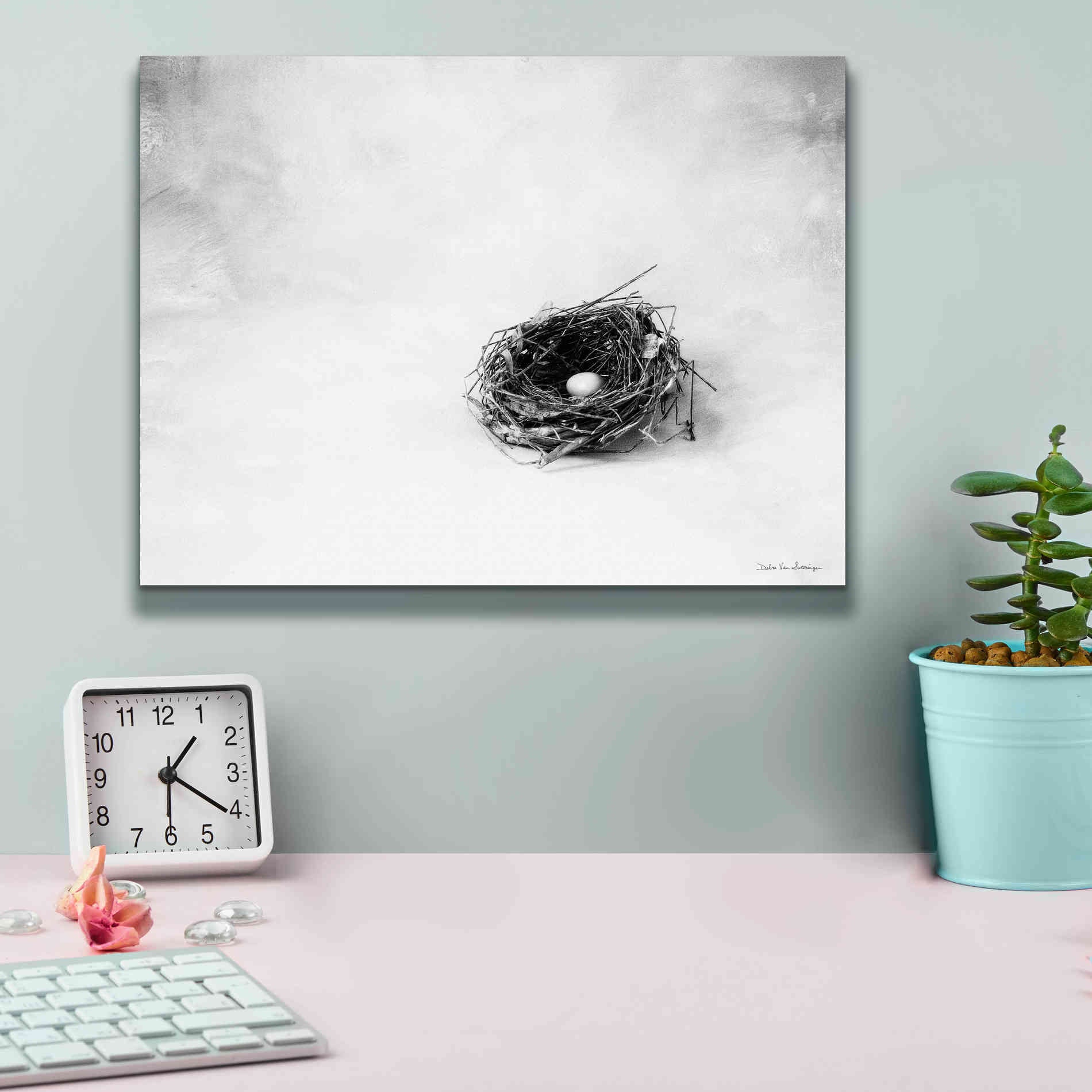 'Nestled V' by Debra Van Swearingen, Canvas Wall Art,16 x 12