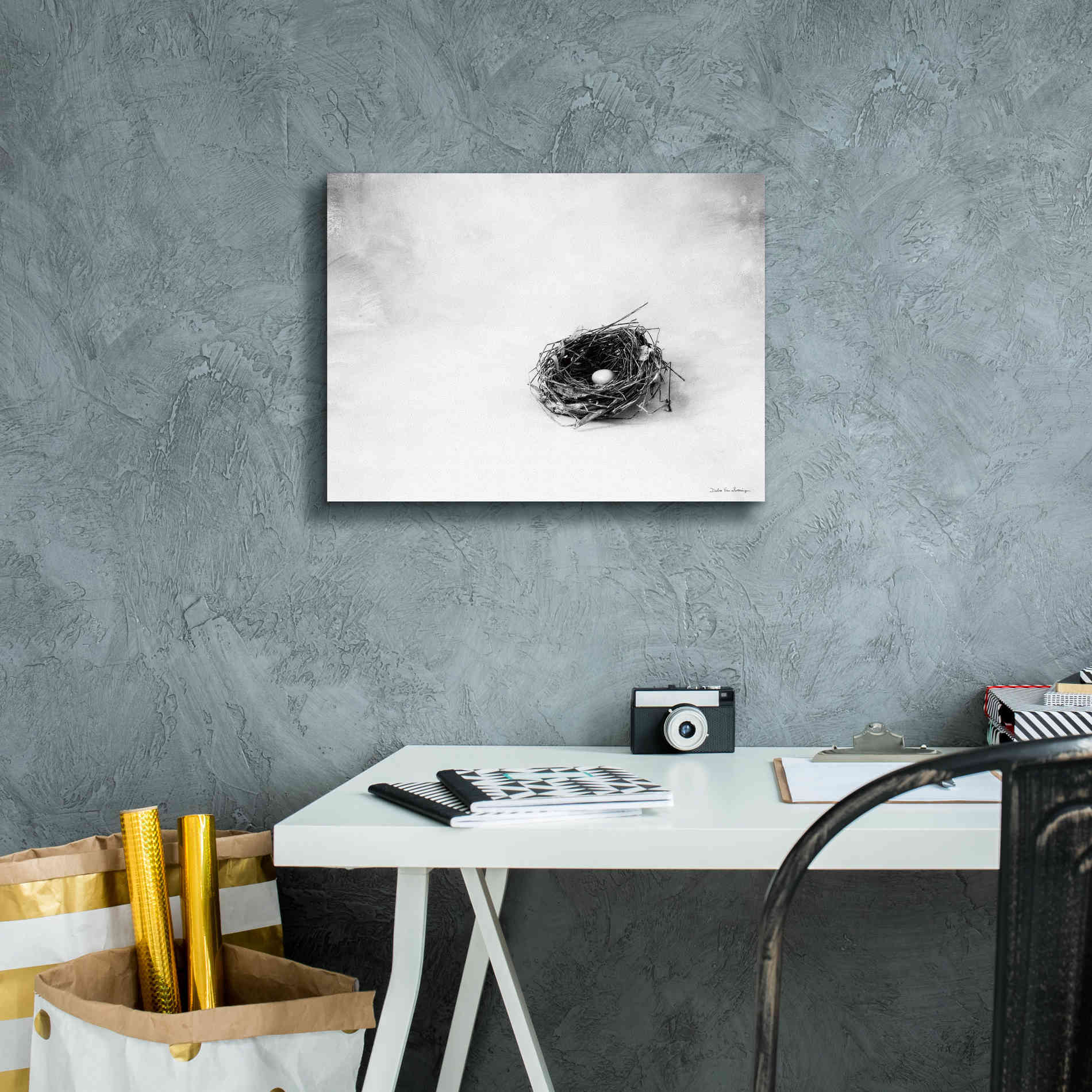 'Nestled V' by Debra Van Swearingen, Canvas Wall Art,16 x 12