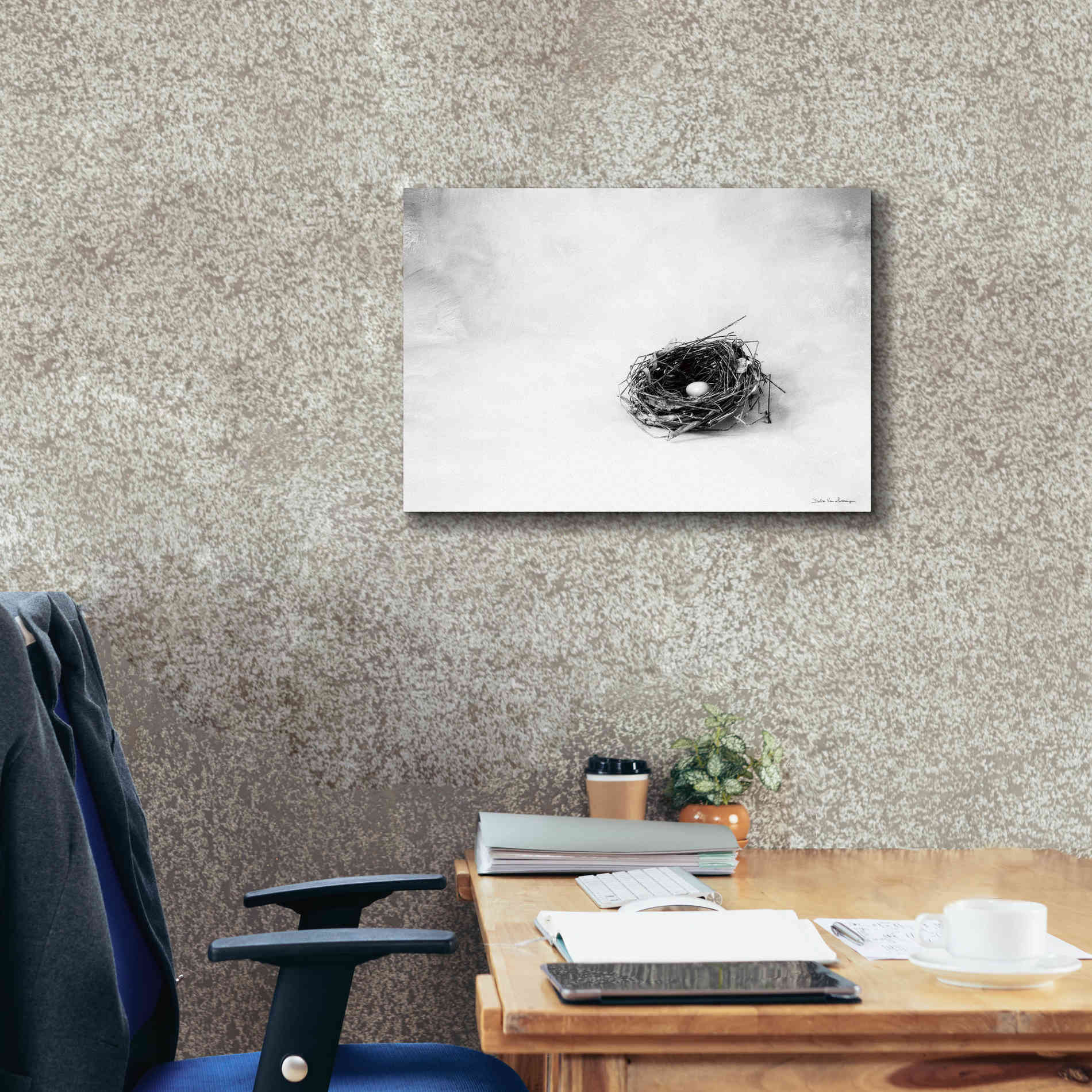 'Nestled V' by Debra Van Swearingen, Canvas Wall Art,26 x 18