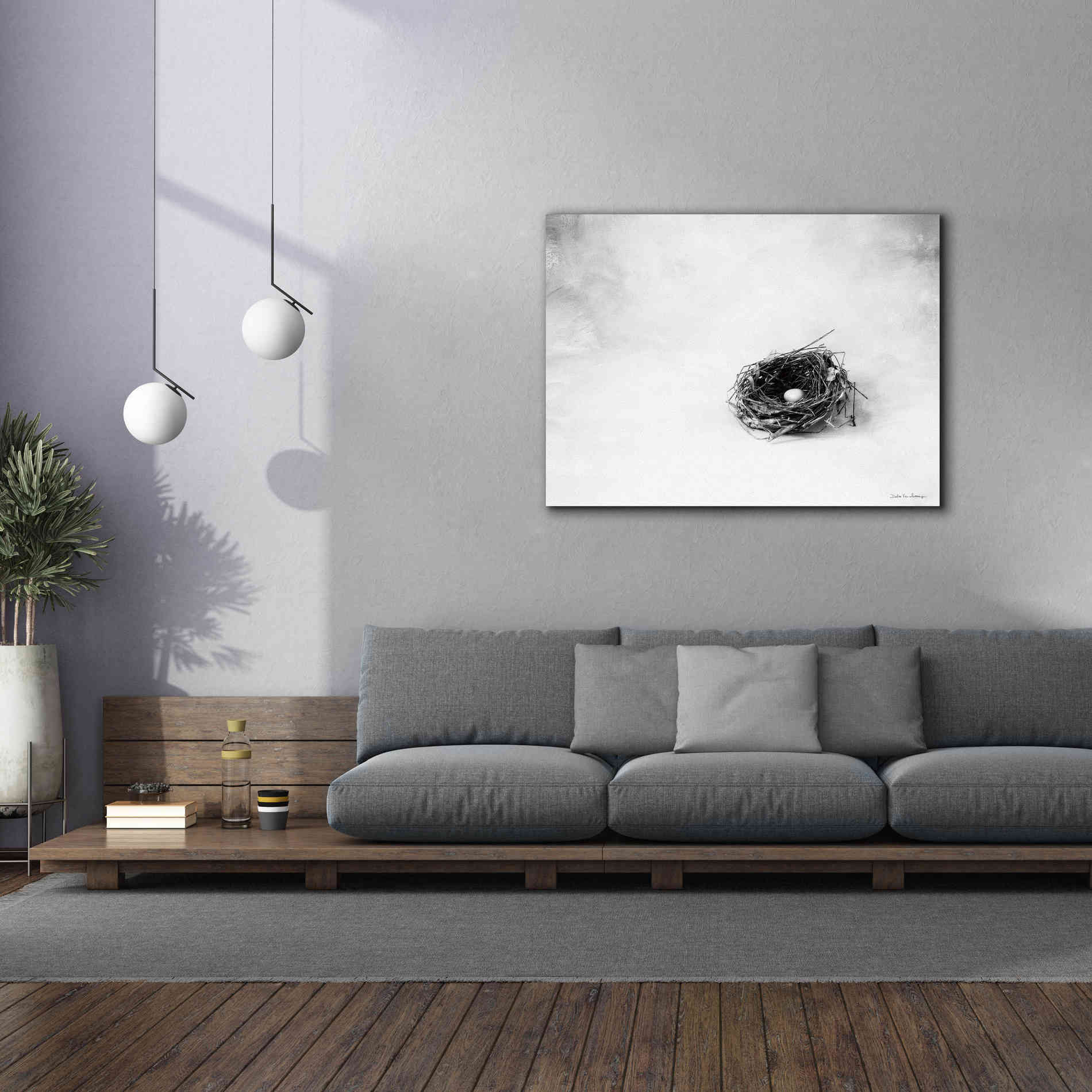 'Nestled V' by Debra Van Swearingen, Canvas Wall Art,54 x 40