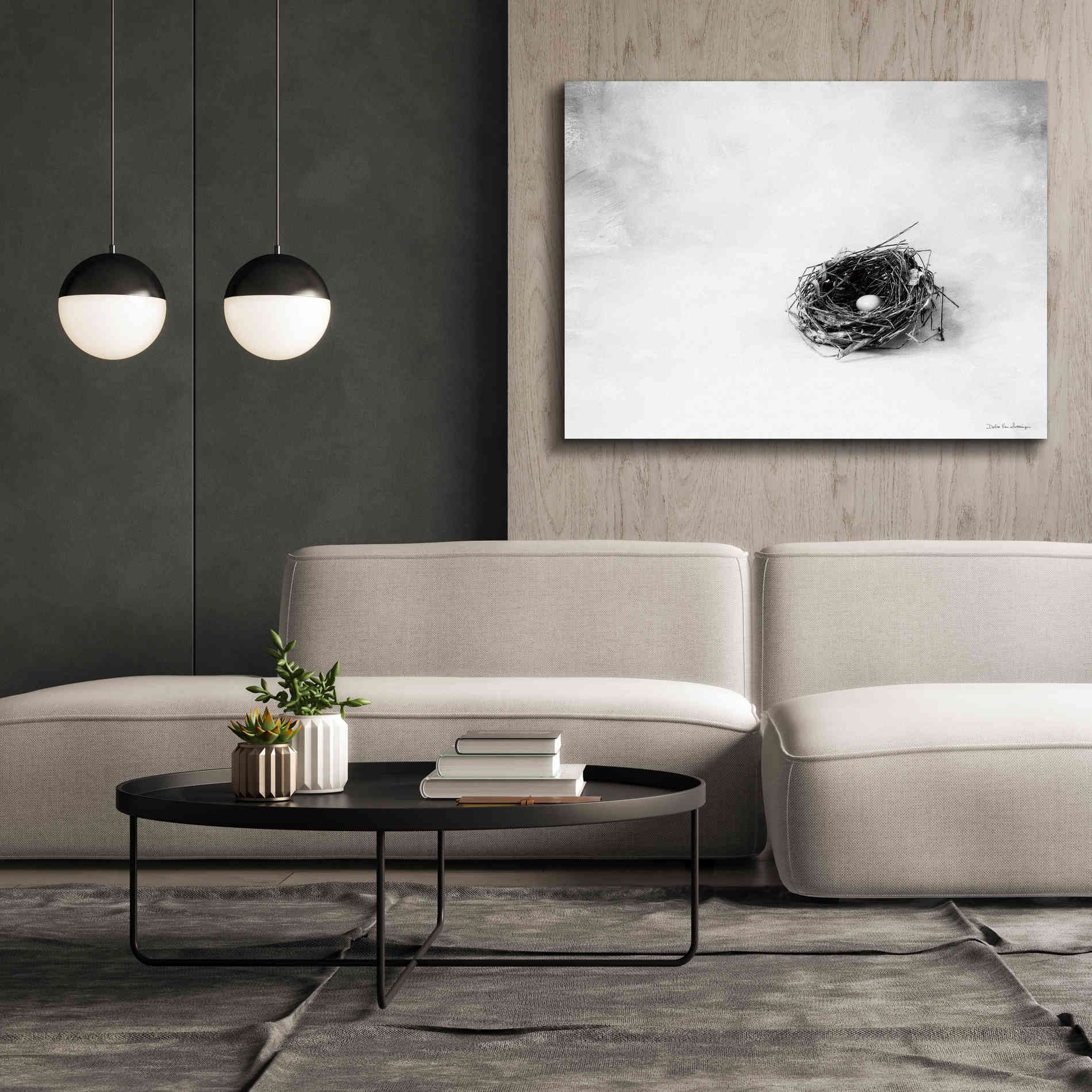 'Nestled V' by Debra Van Swearingen, Canvas Wall Art,54 x 40