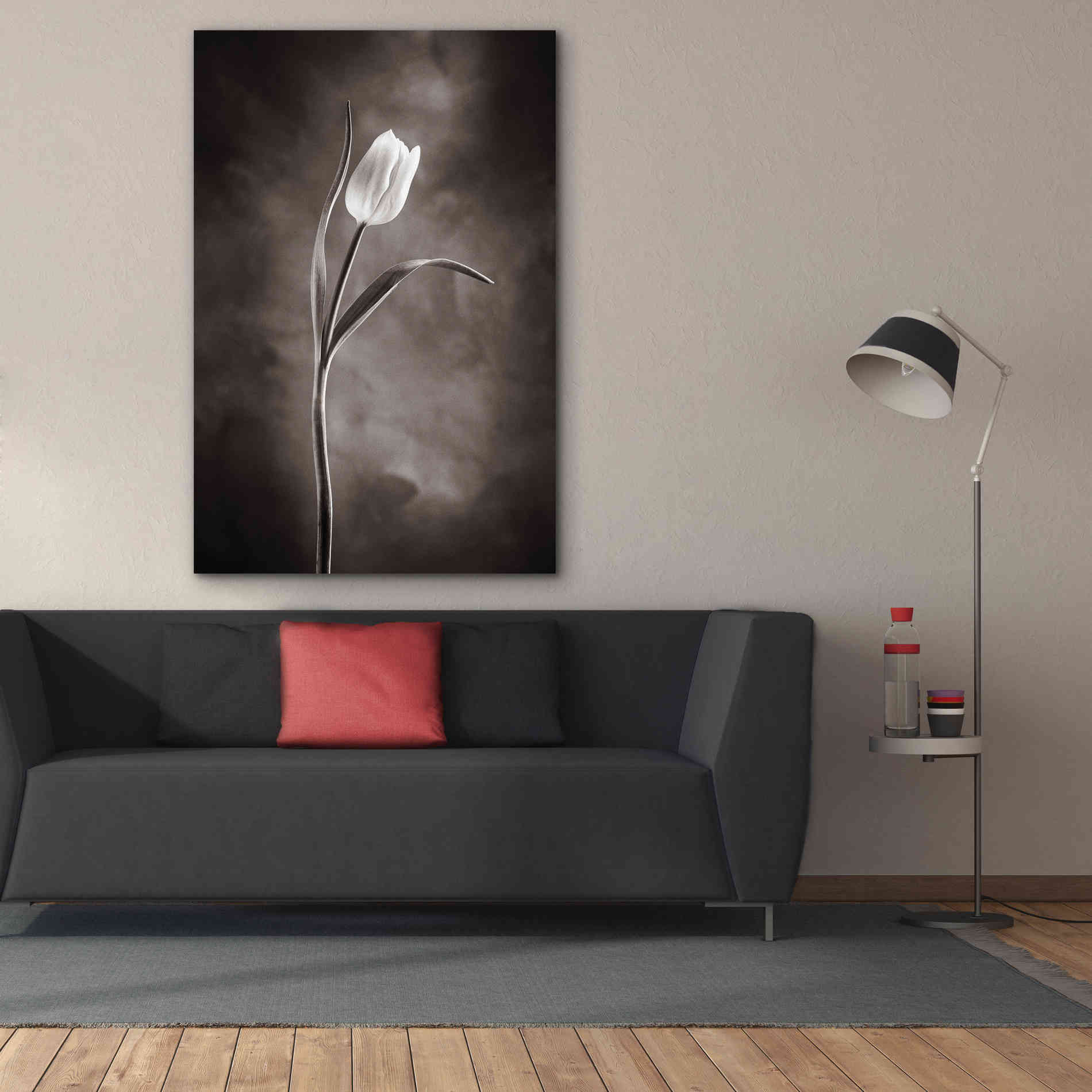 'Two Tone Tulips I' by Debra Van Swearingen, Canvas Wall Art,40 x 60