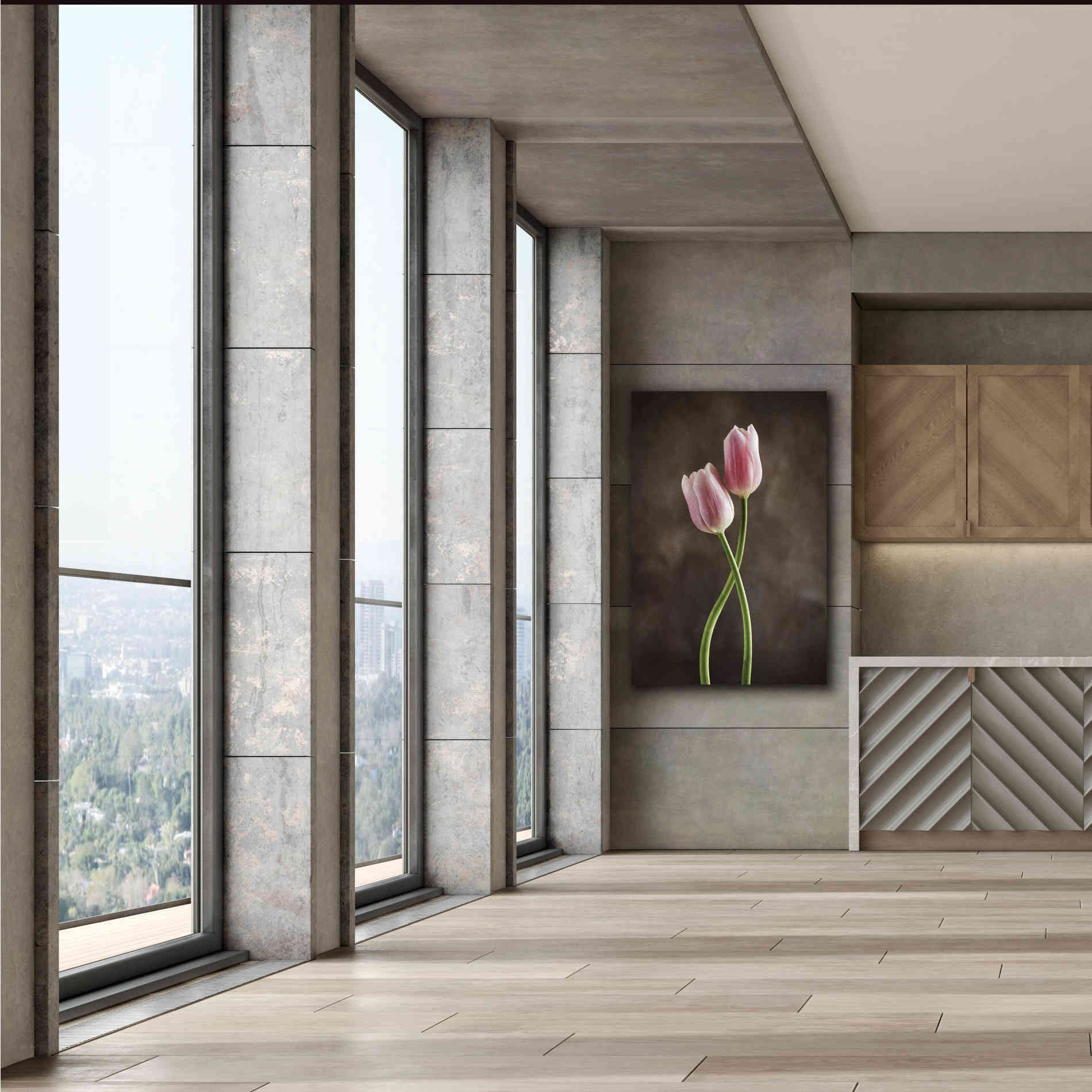 'Spring Tulips V' by Debra Van Swearingen, Canvas Wall Art,40 x 60