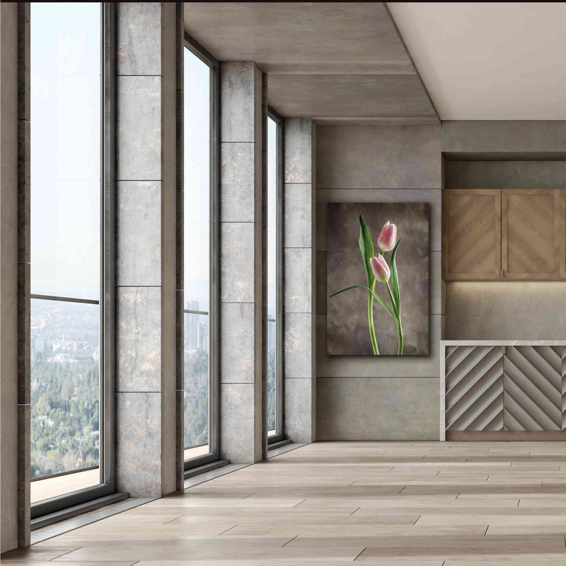 'Spring Tulips VI' by Debra Van Swearingen, Canvas Wall Art,40 x 60