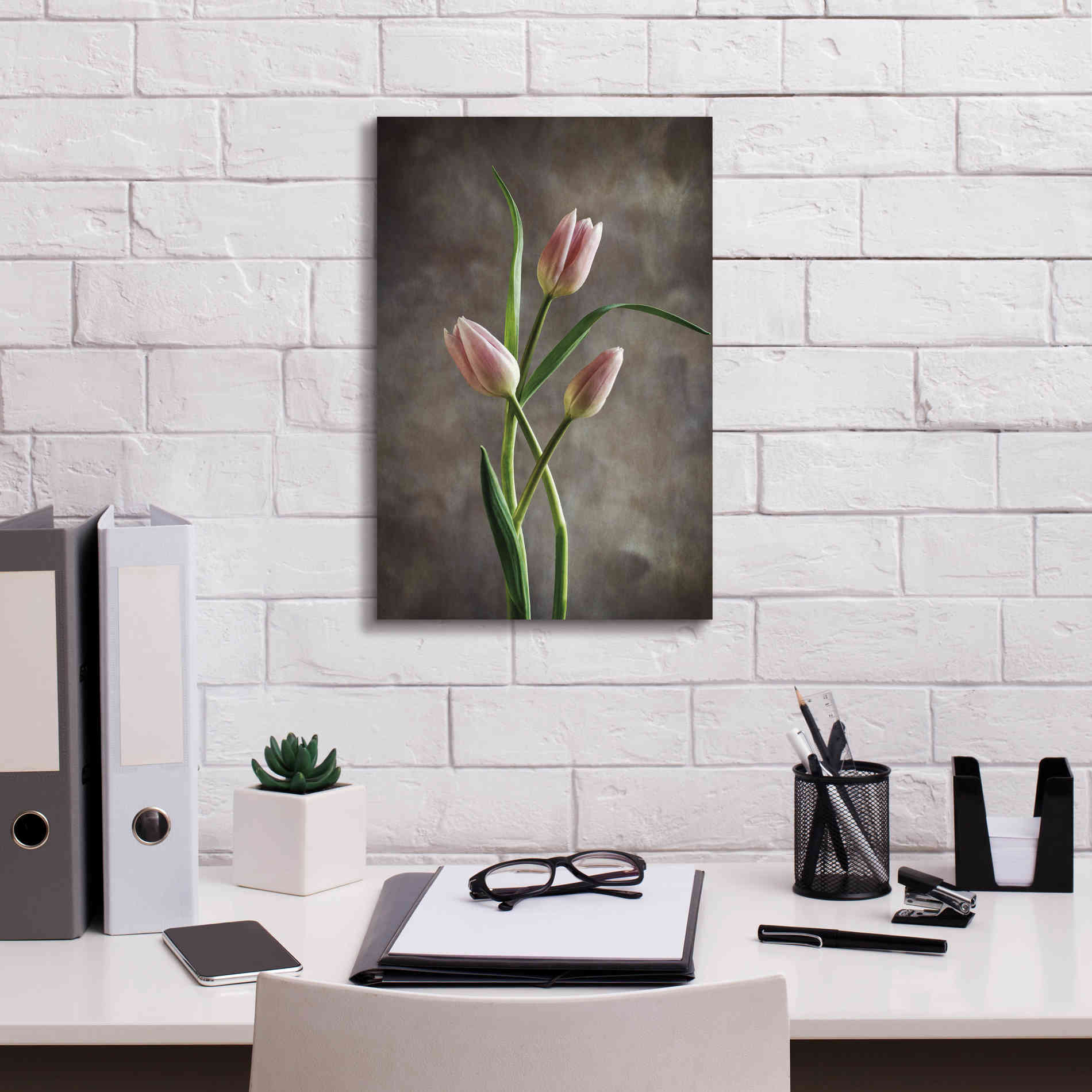 'Spring Tulips VII' by Debra Van Swearingen, Canvas Wall Art,12 x 18