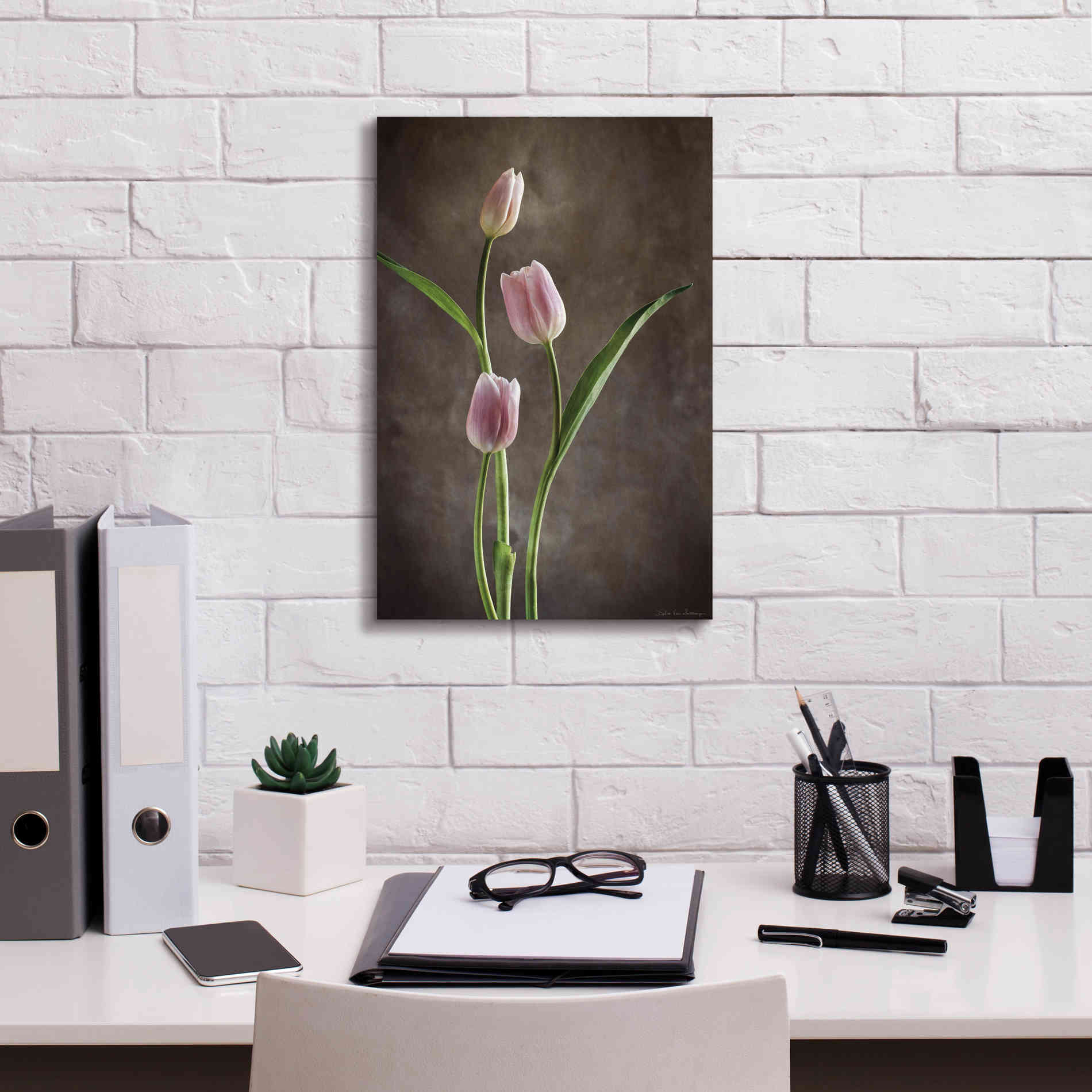 'Spring Tulips VIII' by Debra Van Swearingen, Canvas Wall Art,12 x 18
