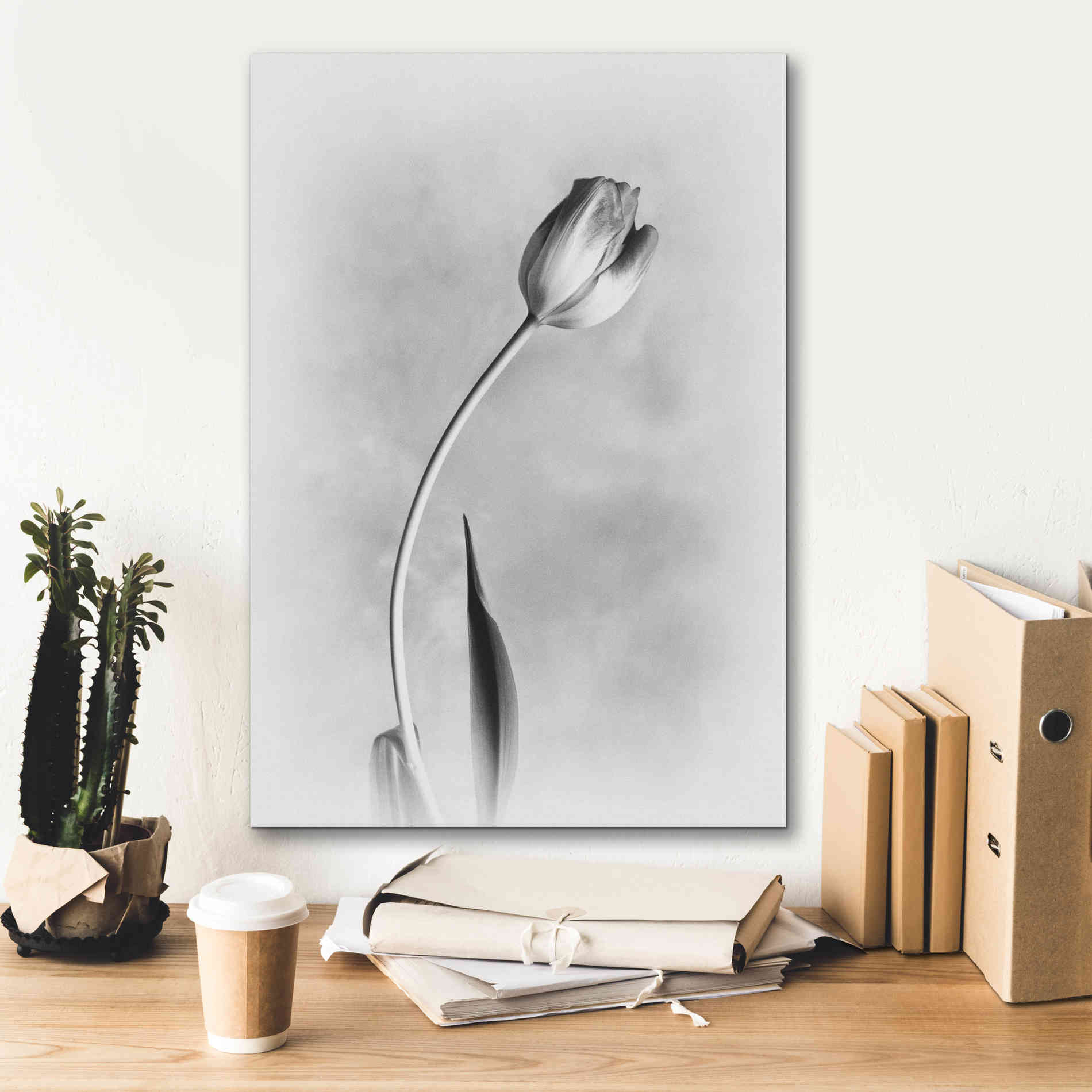 'Soft Tulips I' by Debra Van Swearingen, Canvas Wall Art,18 x 26