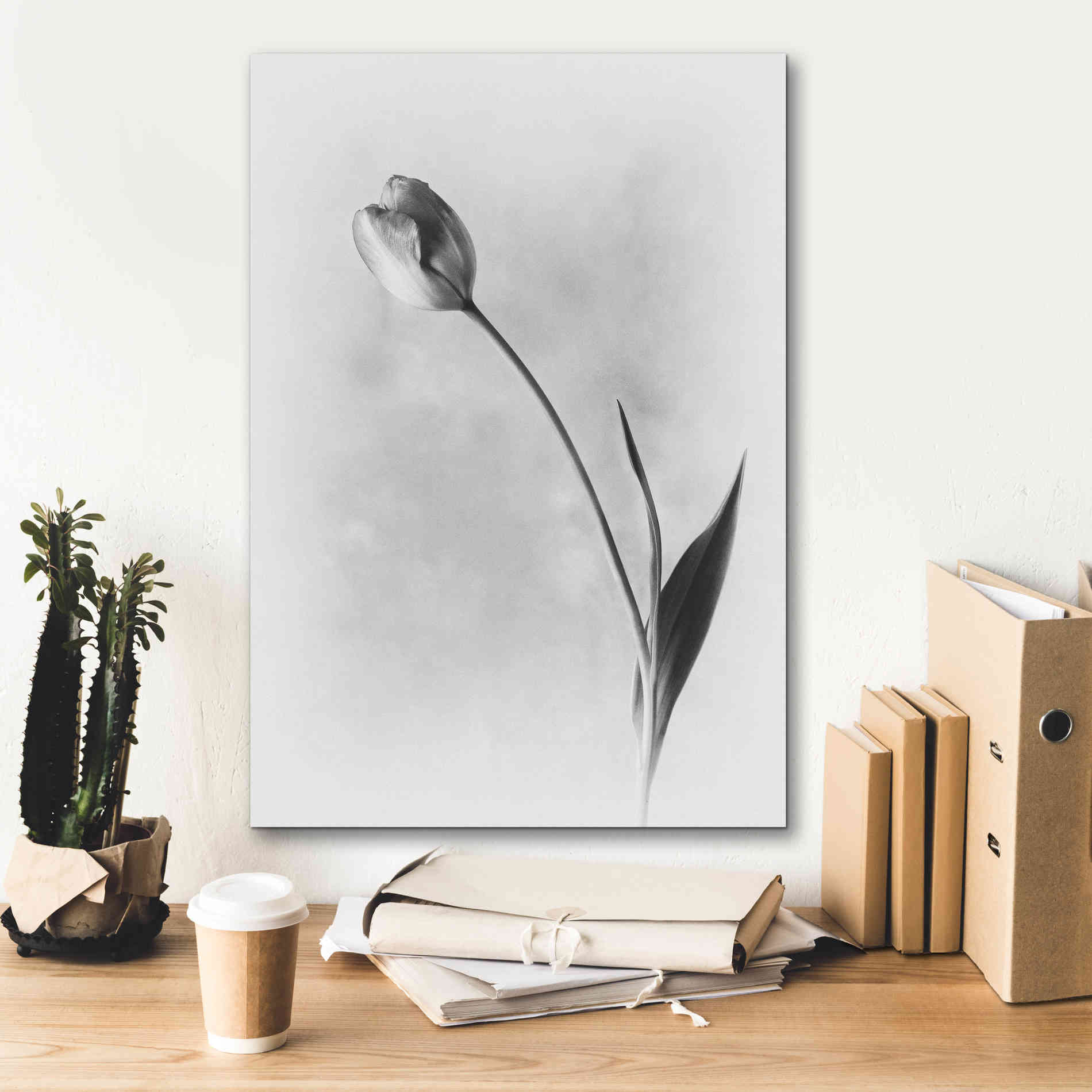 'Soft Tulips II' by Debra Van Swearingen, Canvas Wall Art,18 x 26