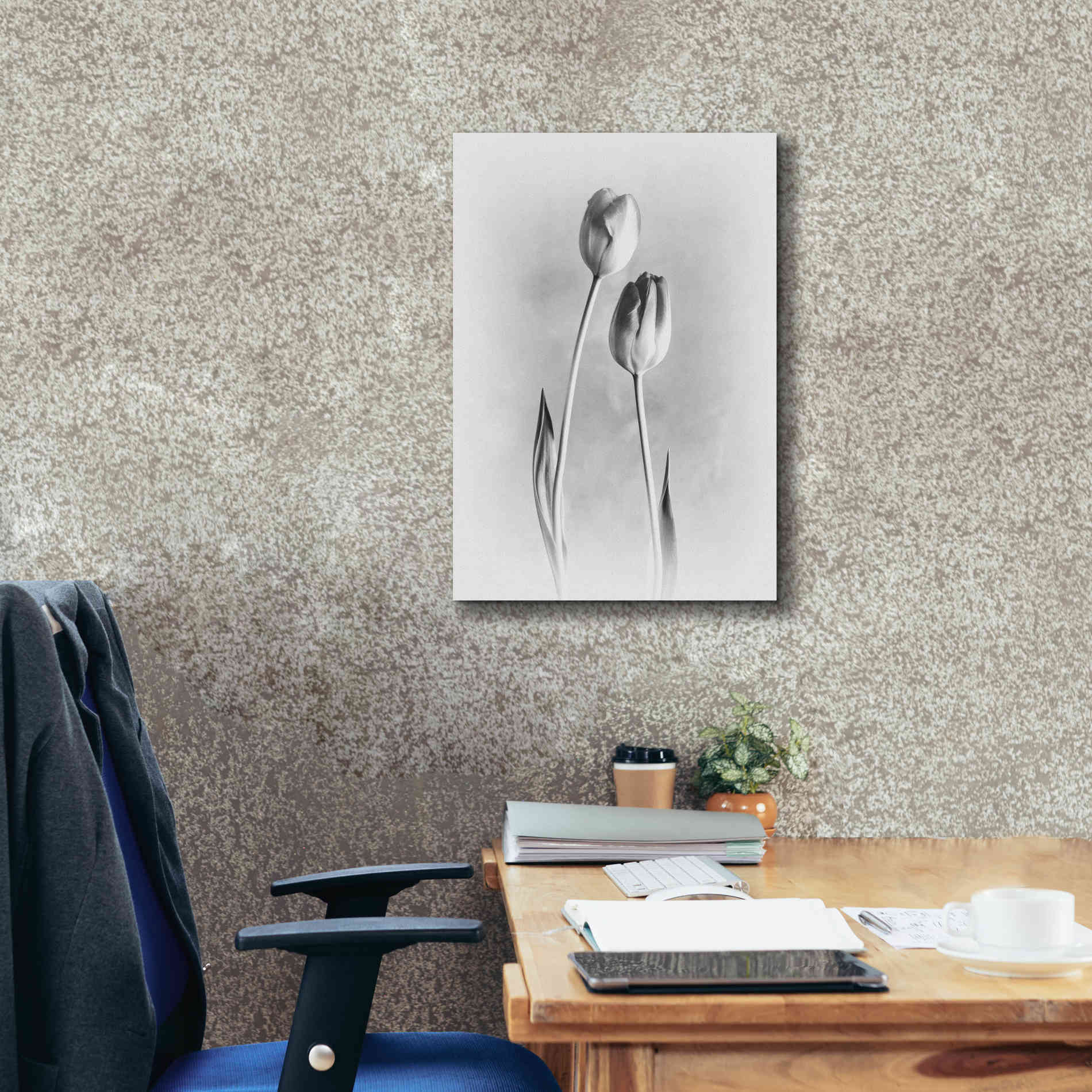 'Soft Tulips III' by Debra Van Swearingen, Canvas Wall Art,18 x 26