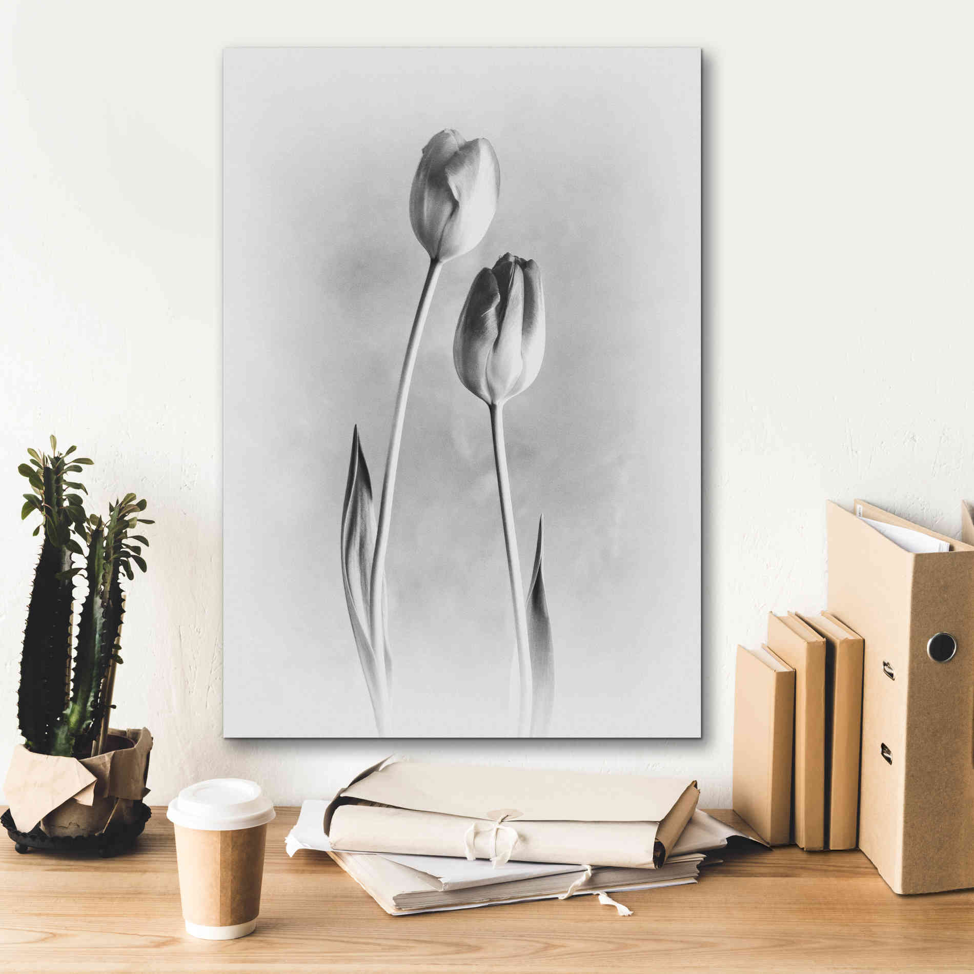 'Soft Tulips III' by Debra Van Swearingen, Canvas Wall Art,18 x 26