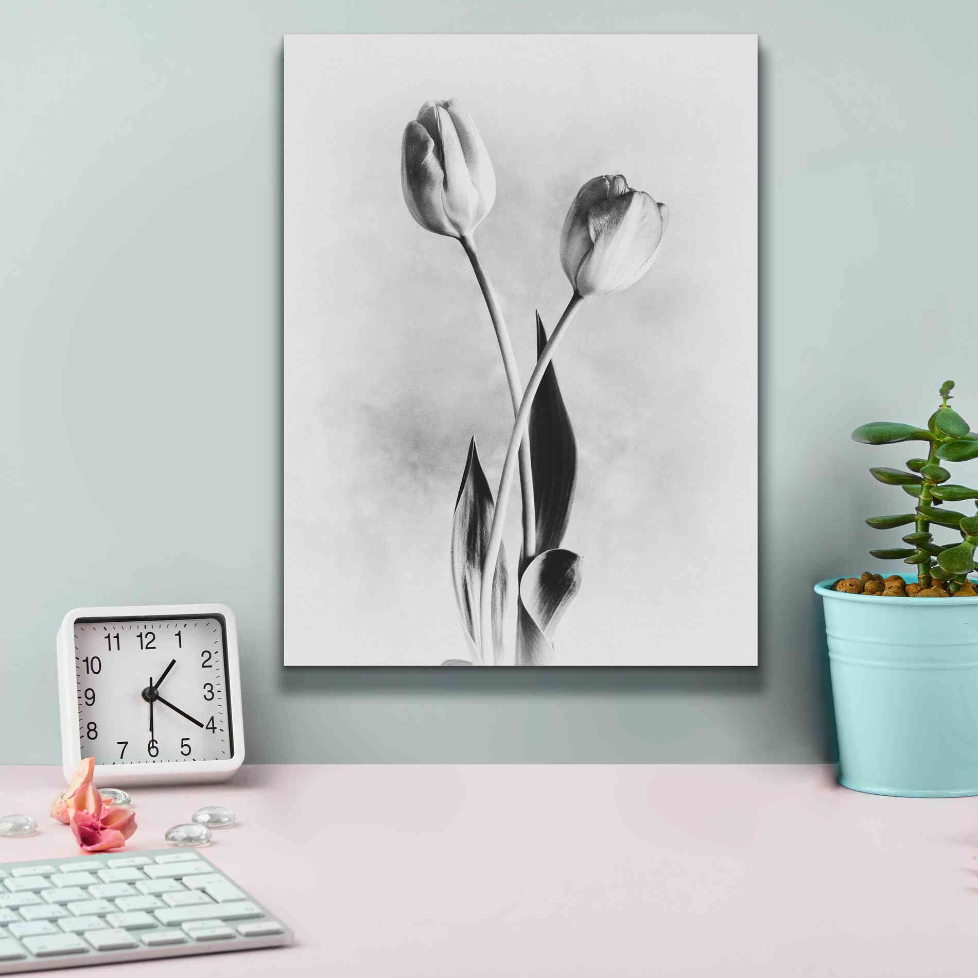 'Soft Tulips IV' by Debra Van Swearingen, Canvas Wall Art,12 x 16