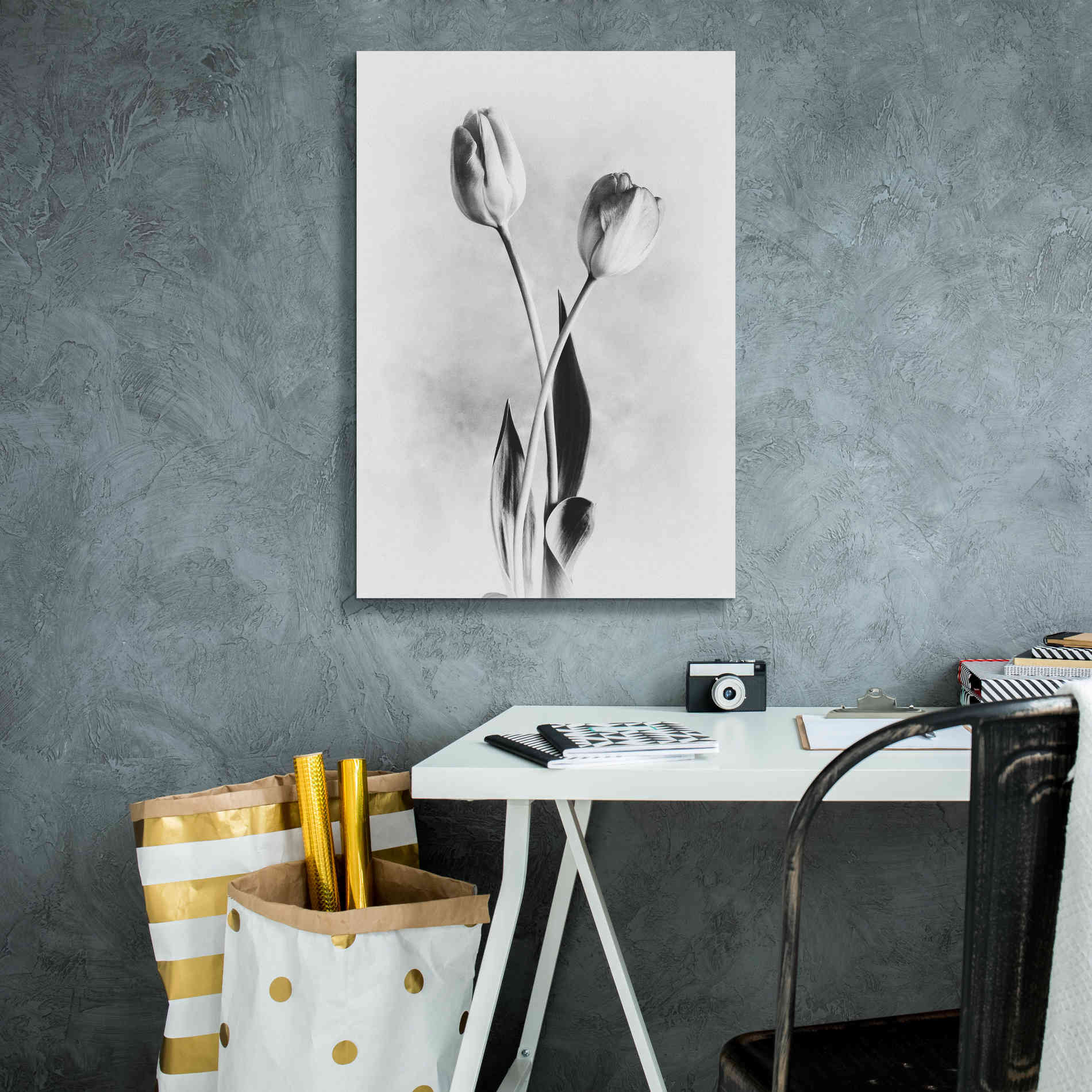 'Soft Tulips IV' by Debra Van Swearingen, Canvas Wall Art,18 x 26
