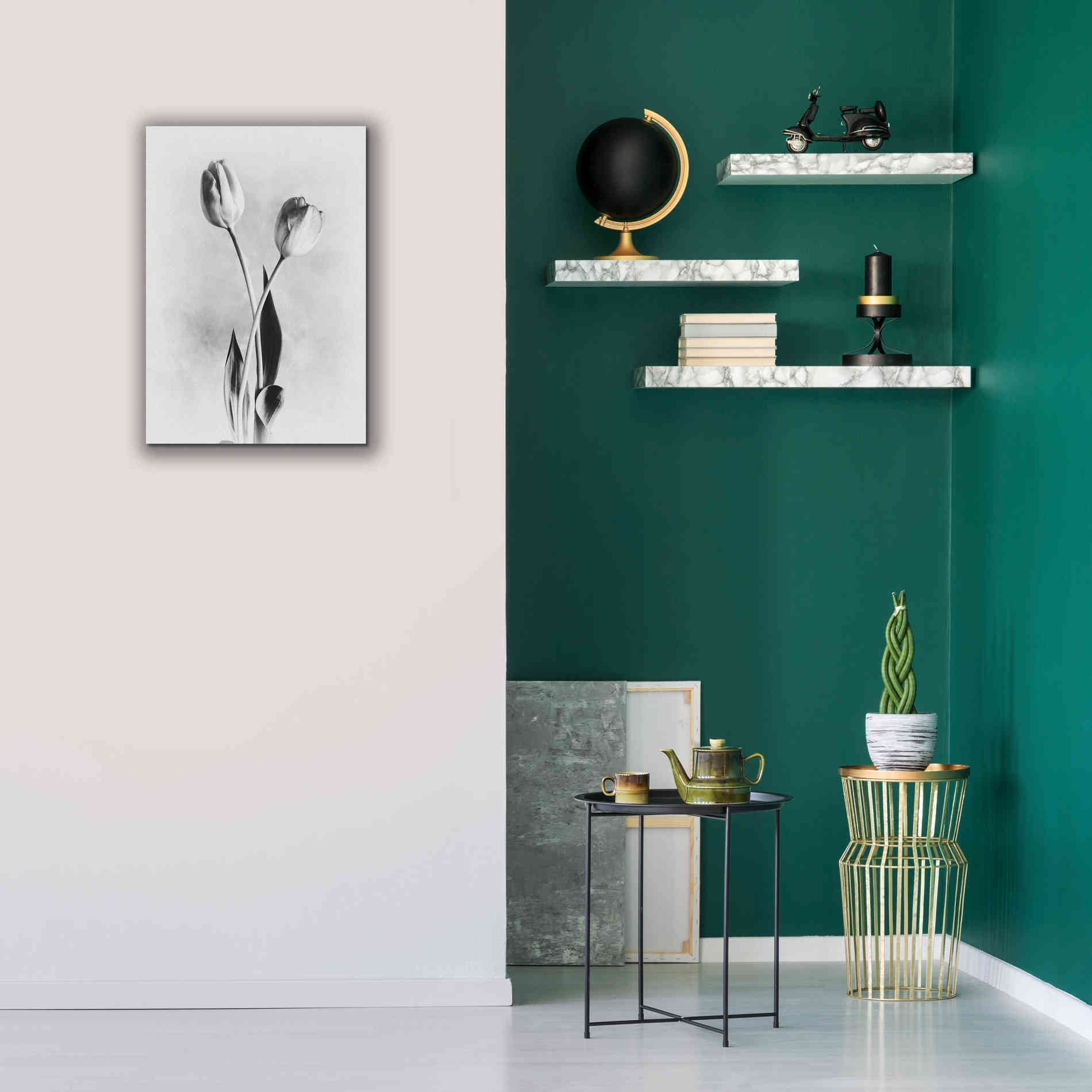 'Soft Tulips IV' by Debra Van Swearingen, Canvas Wall Art,18 x 26