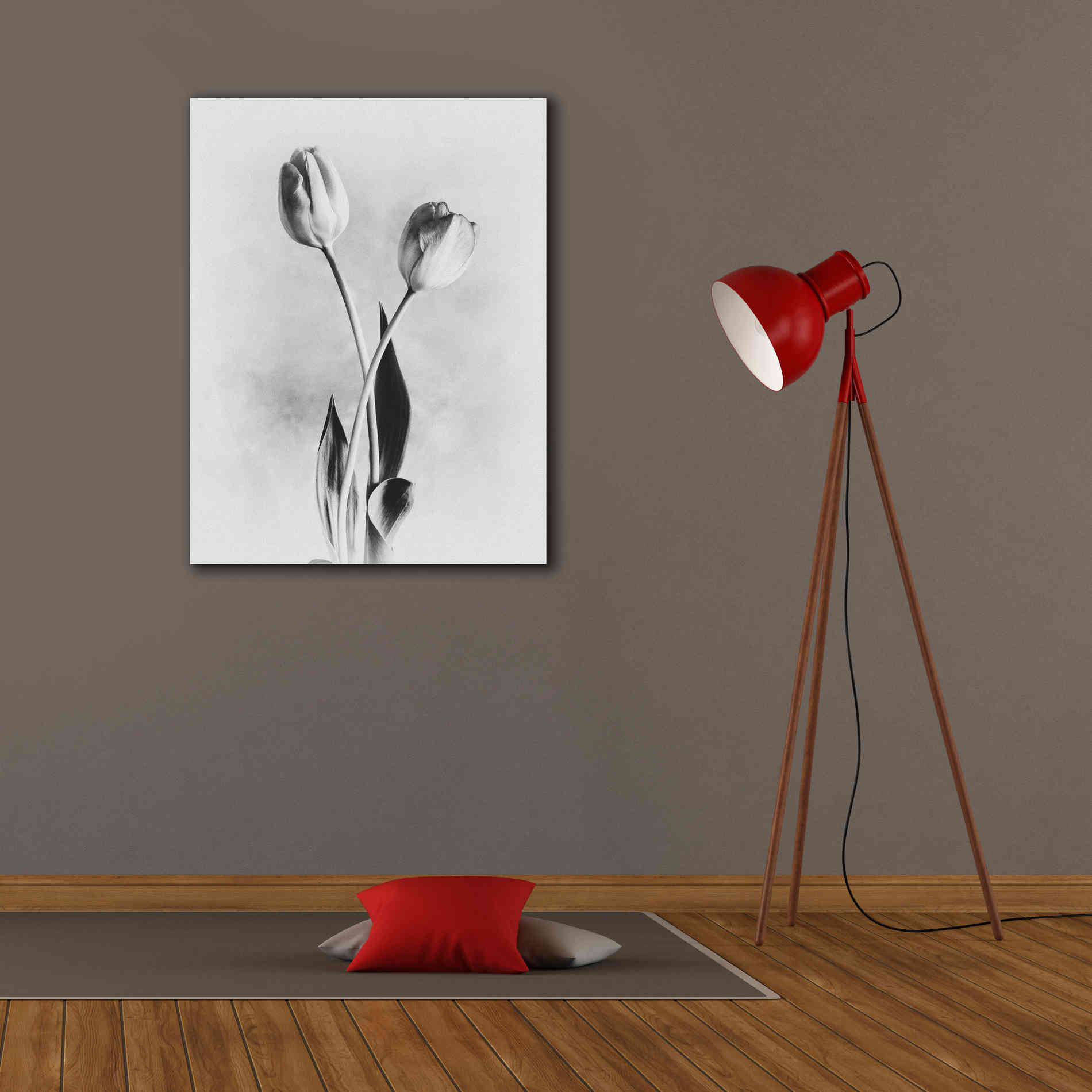'Soft Tulips IV' by Debra Van Swearingen, Canvas Wall Art,26 x 34