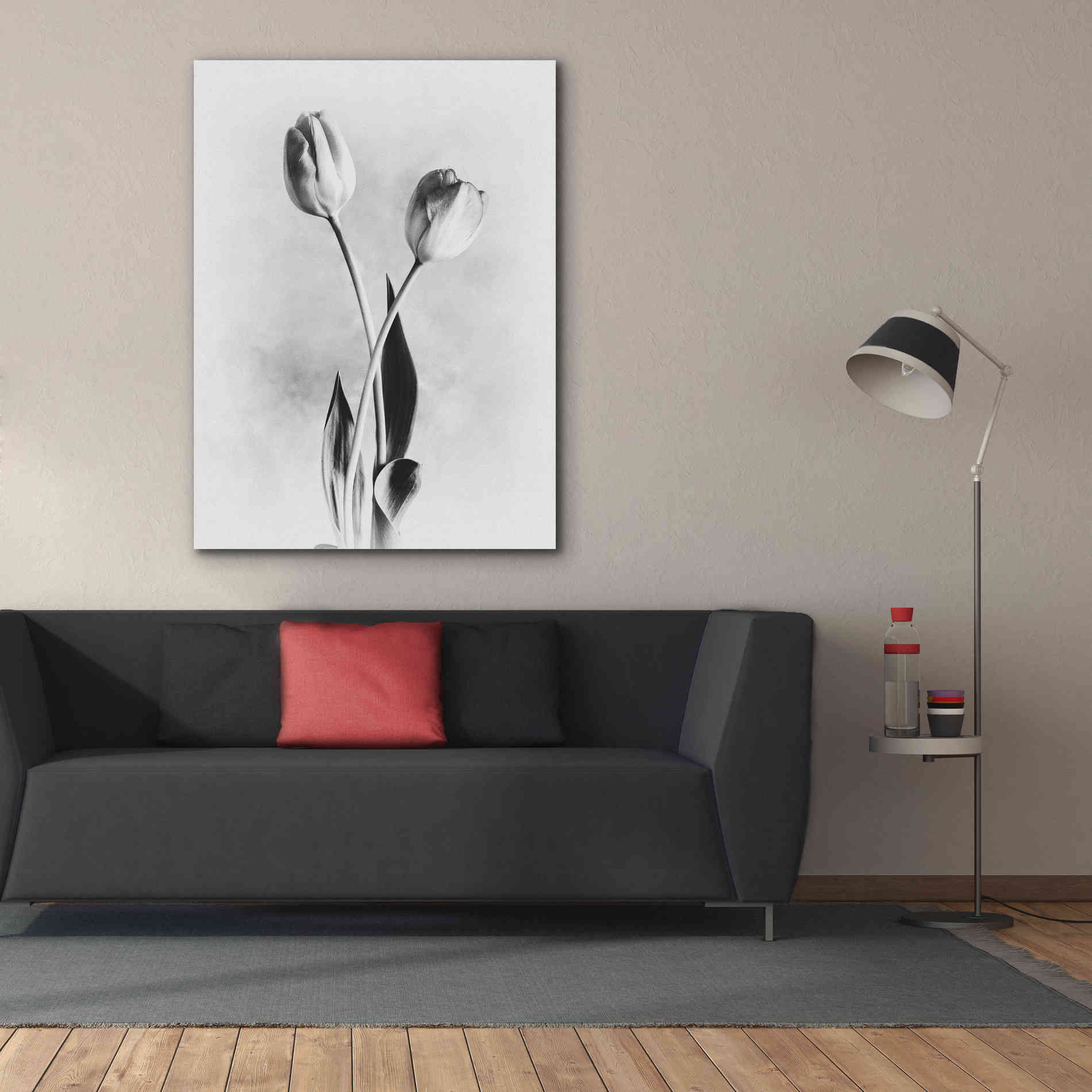 'Soft Tulips IV' by Debra Van Swearingen, Canvas Wall Art,40 x 54