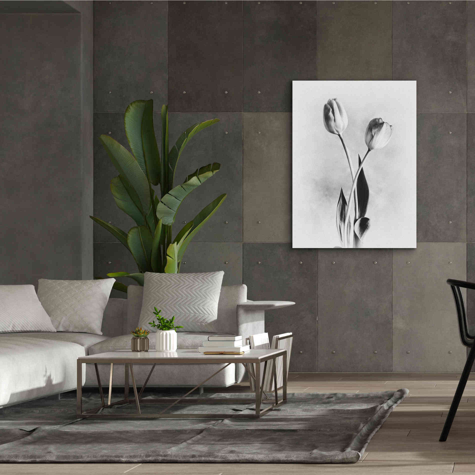 'Soft Tulips IV' by Debra Van Swearingen, Canvas Wall Art,40 x 54