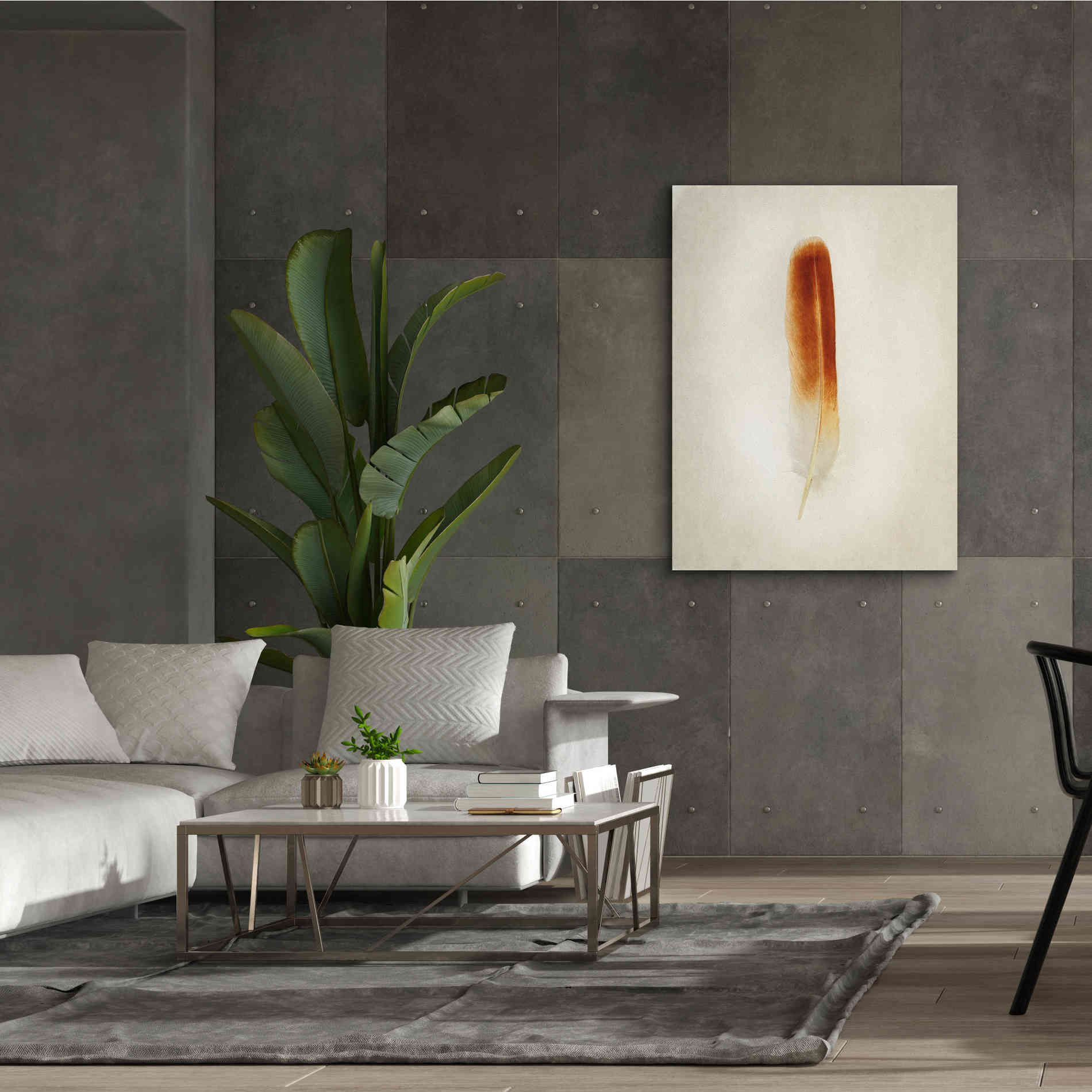 'Feather II' by Debra Van Swearingen, Canvas Wall Art,40 x 54