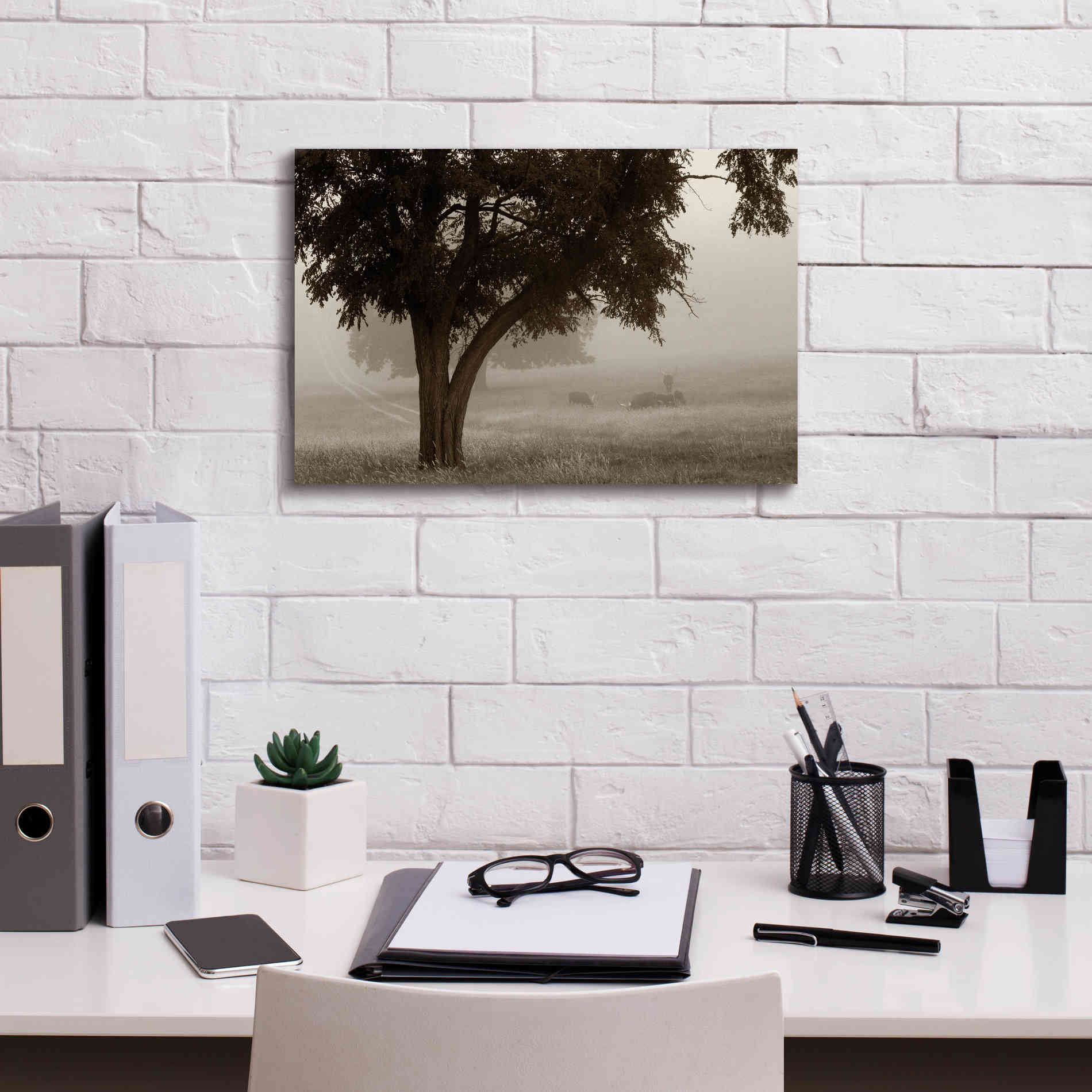 'Calm Mist' by Debra Van Swearingen, Canvas Wall Art,18 x 12