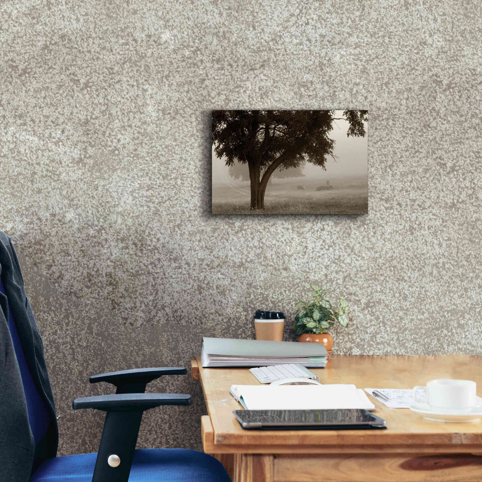 'Calm Mist' by Debra Van Swearingen, Canvas Wall Art,18 x 12