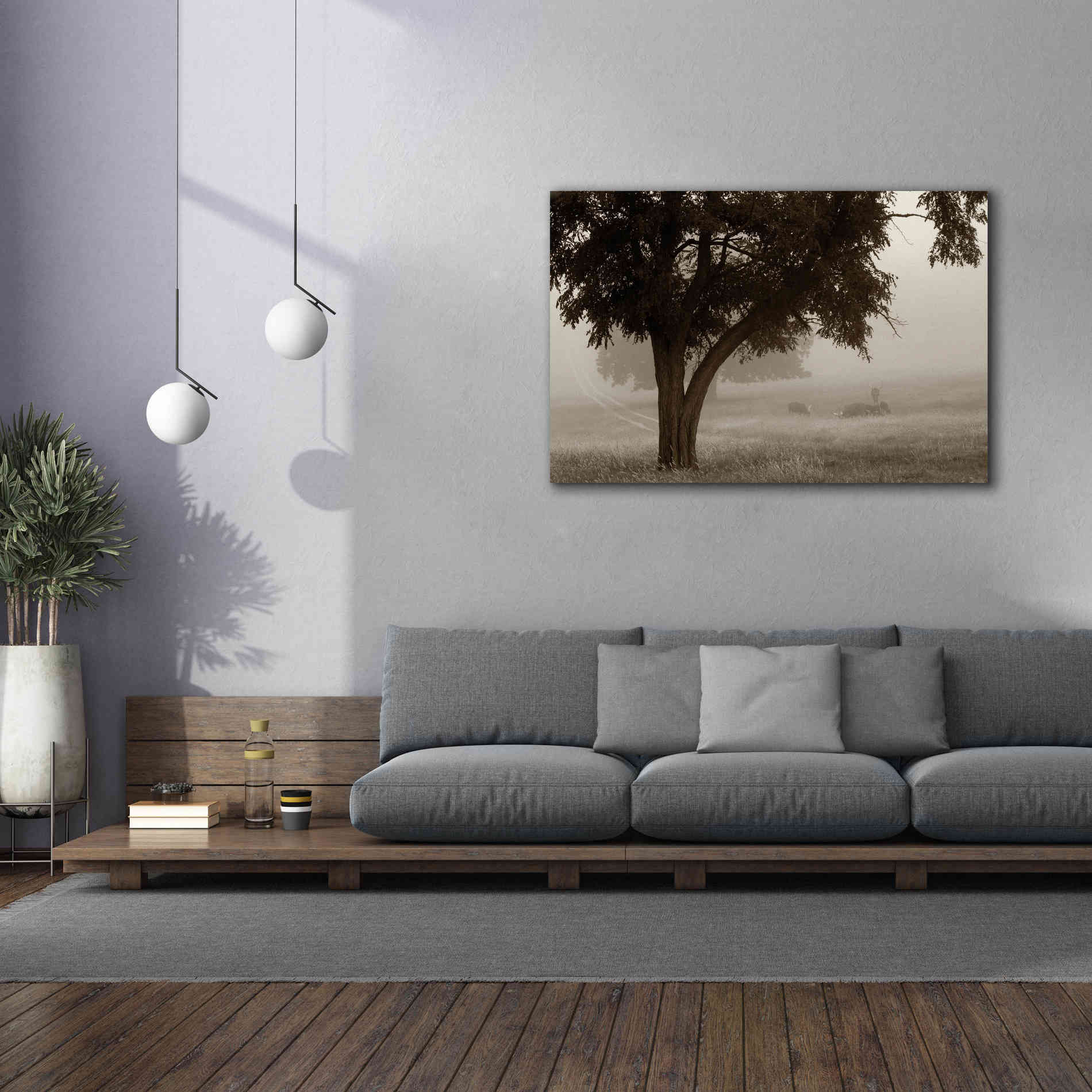 'Calm Mist' by Debra Van Swearingen, Canvas Wall Art,60 x 40