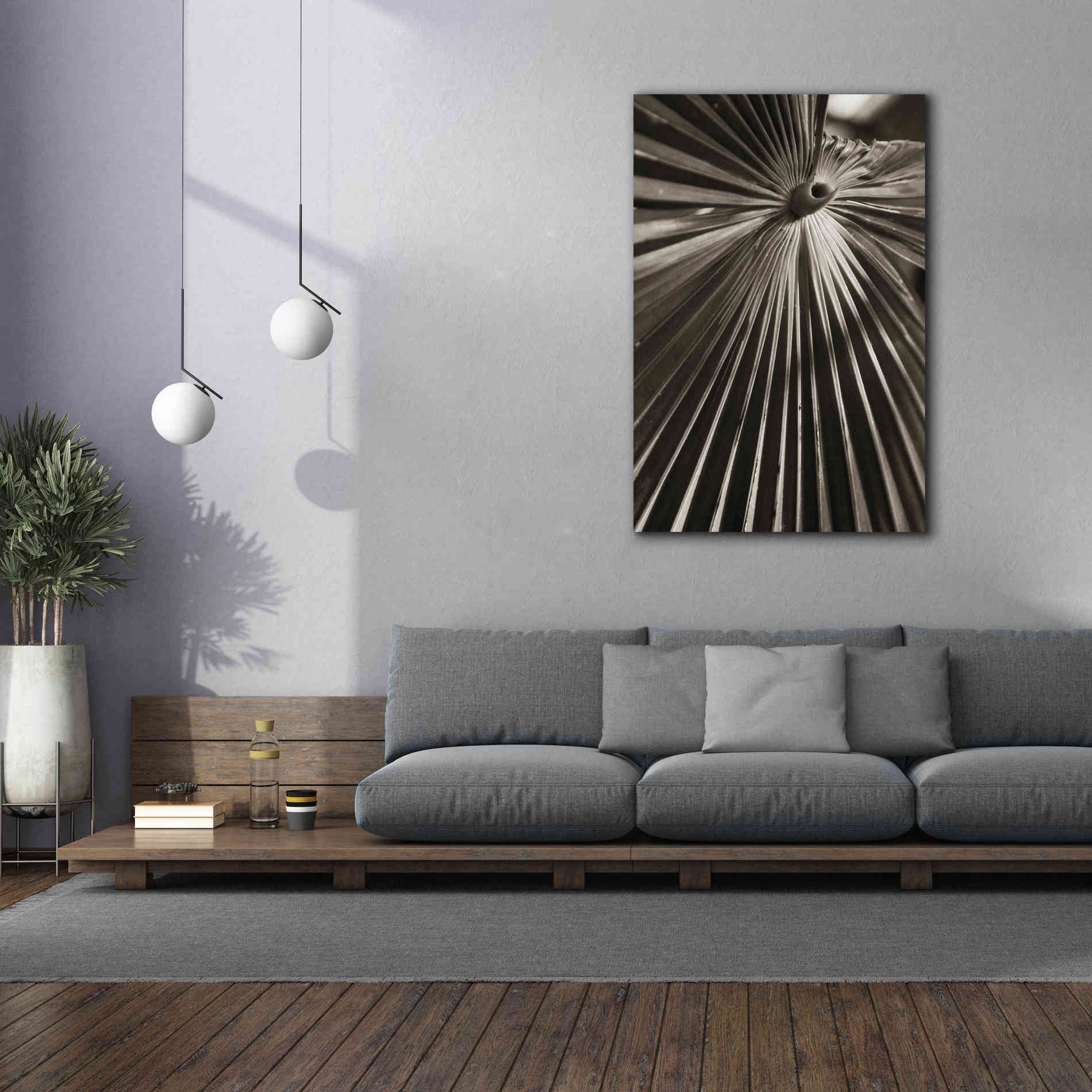 'Palm Frond 1' by Debra Van Swearingen, Canvas Wall Art,40 x 60