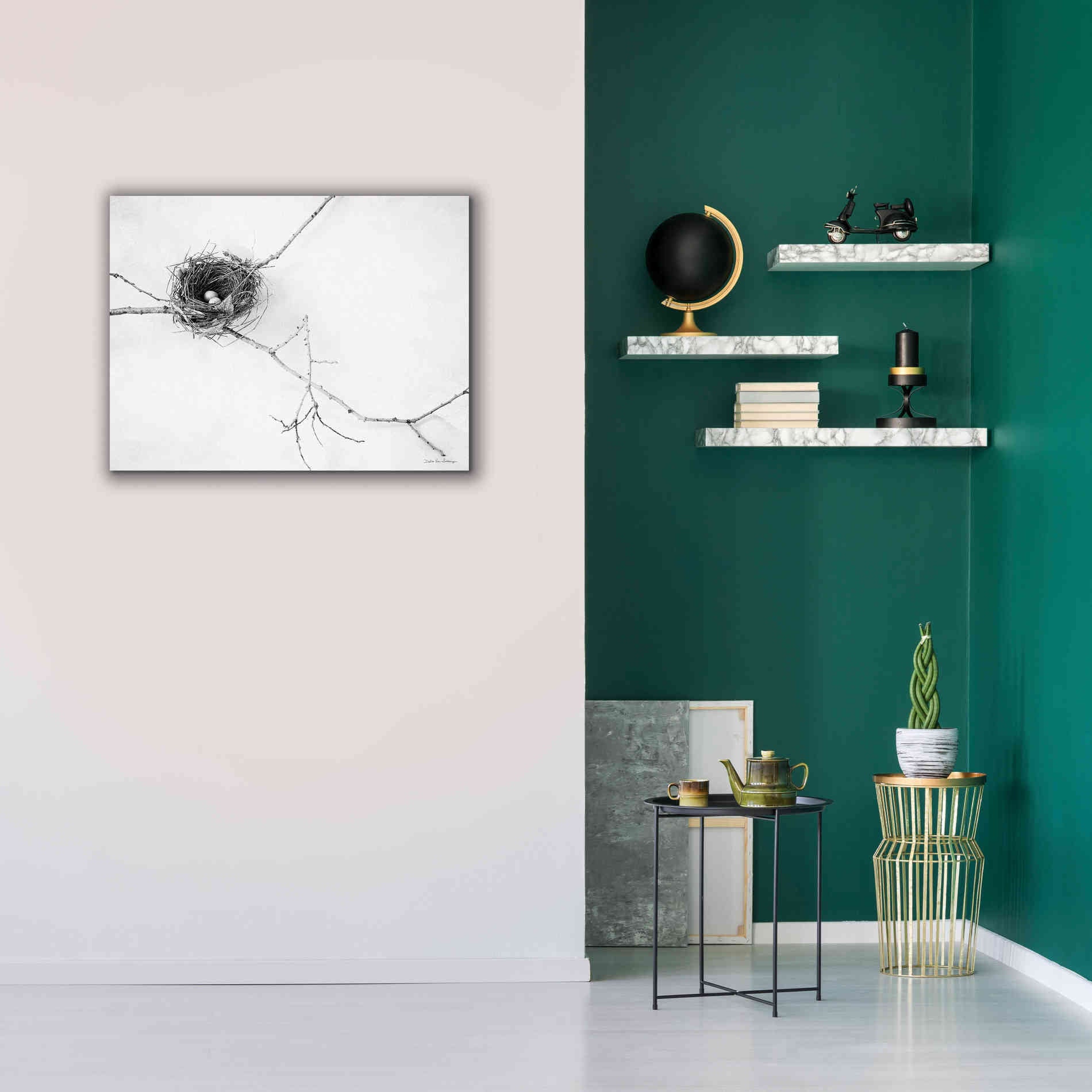 'Nest and Branch I' by Debra Van Swearingen, Canvas Wall Art,34 x 26