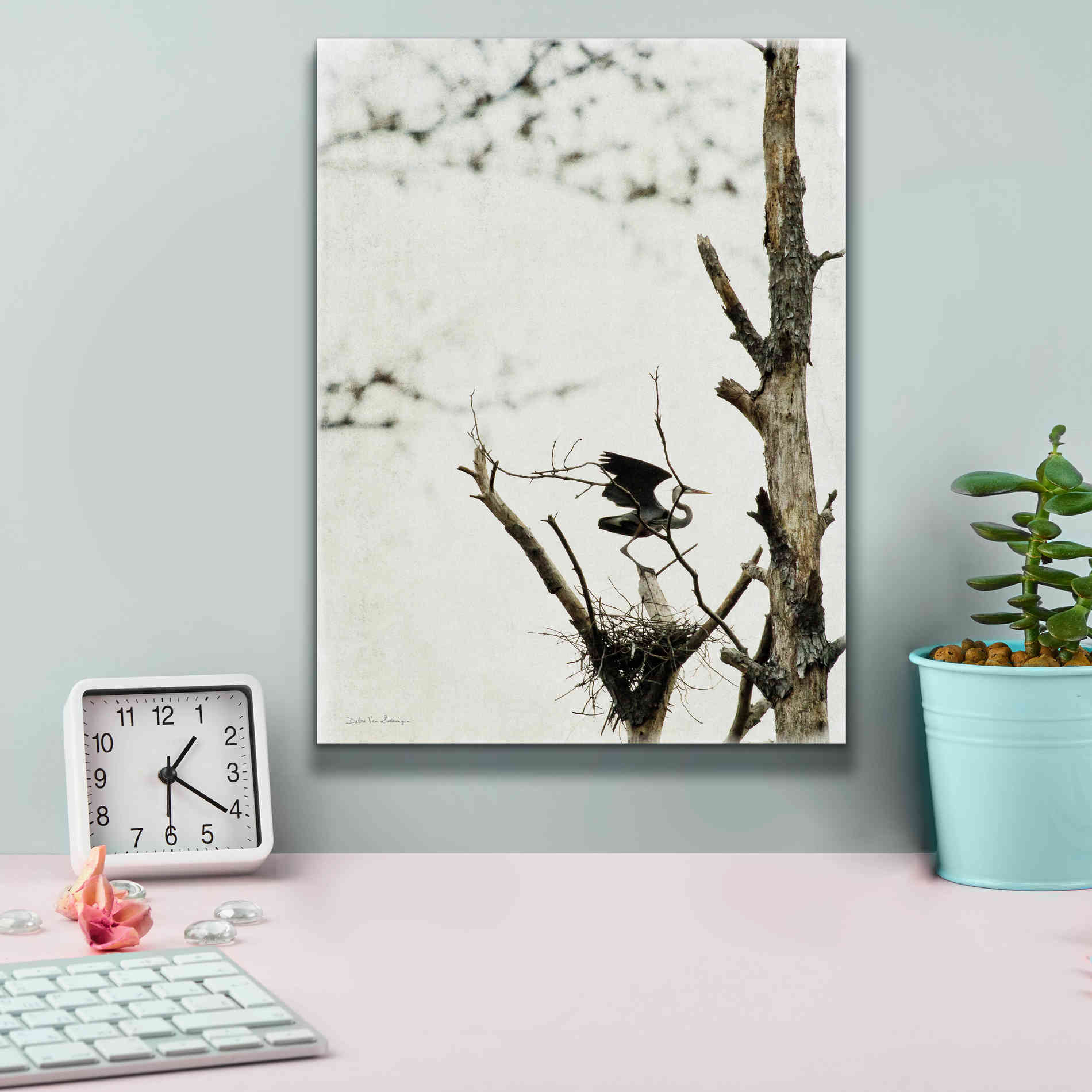 'Poised' by Debra Van Swearingen, Canvas Wall Art,12 x 16