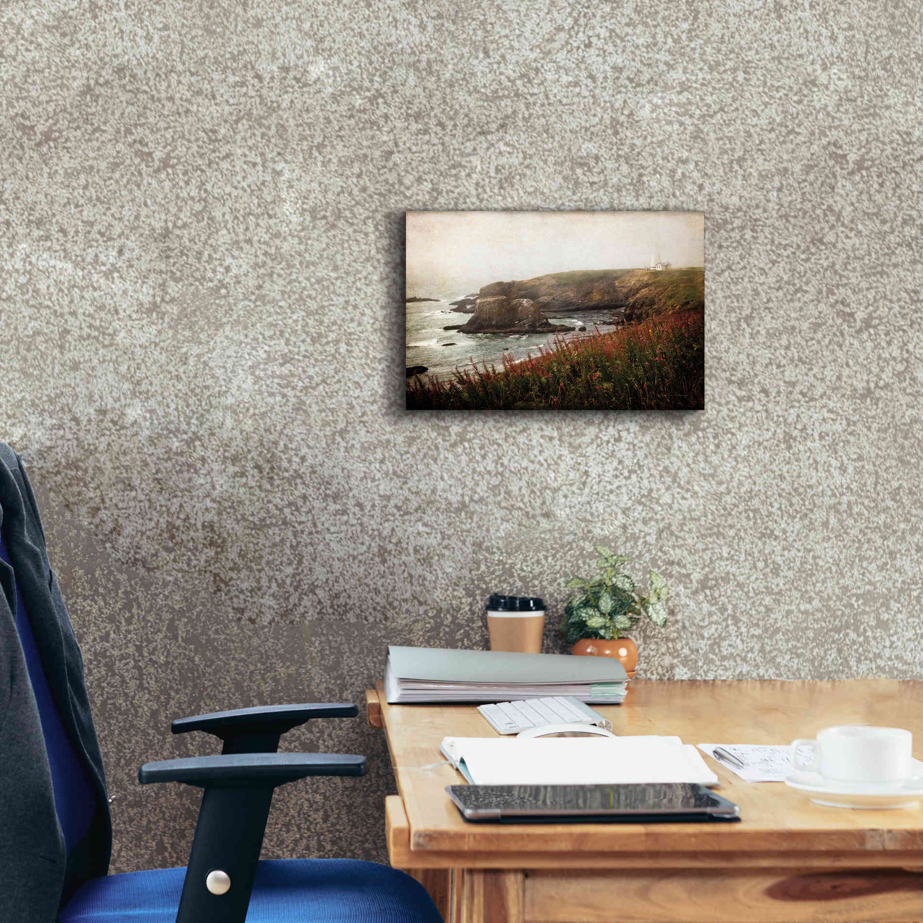 'Coastal Mist' by Debra Van Swearingen, Canvas Wall Art,18 x 12