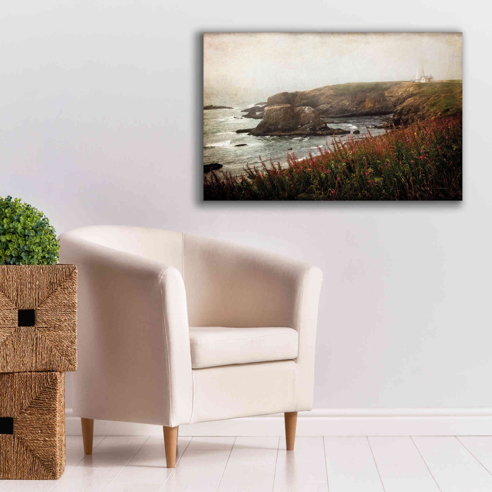 'Coastal Mist' by Debra Van Swearingen, Canvas Wall Art,40 x 26