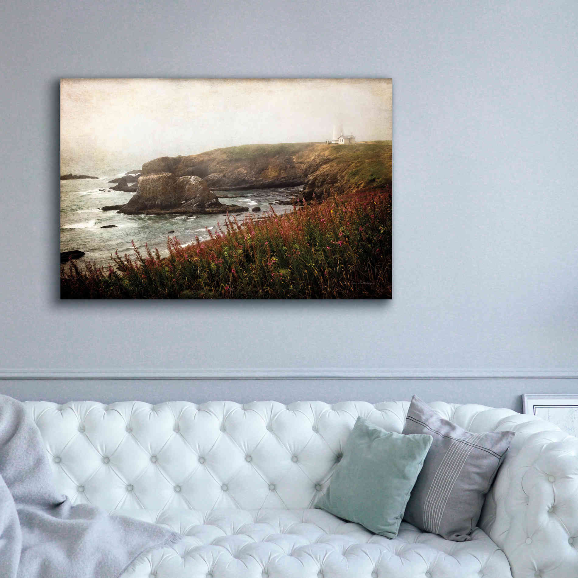 'Coastal Mist' by Debra Van Swearingen, Canvas Wall Art,60 x 40