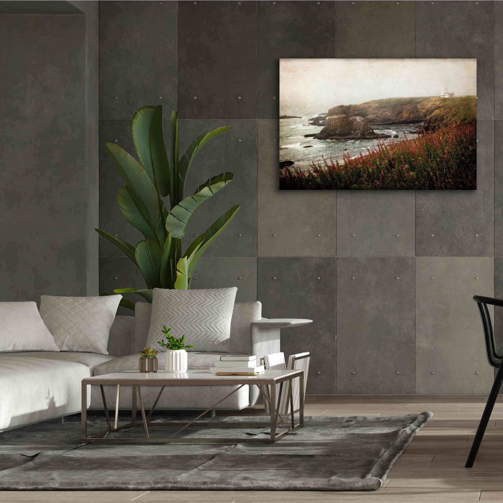 'Coastal Mist' by Debra Van Swearingen, Canvas Wall Art,60 x 40