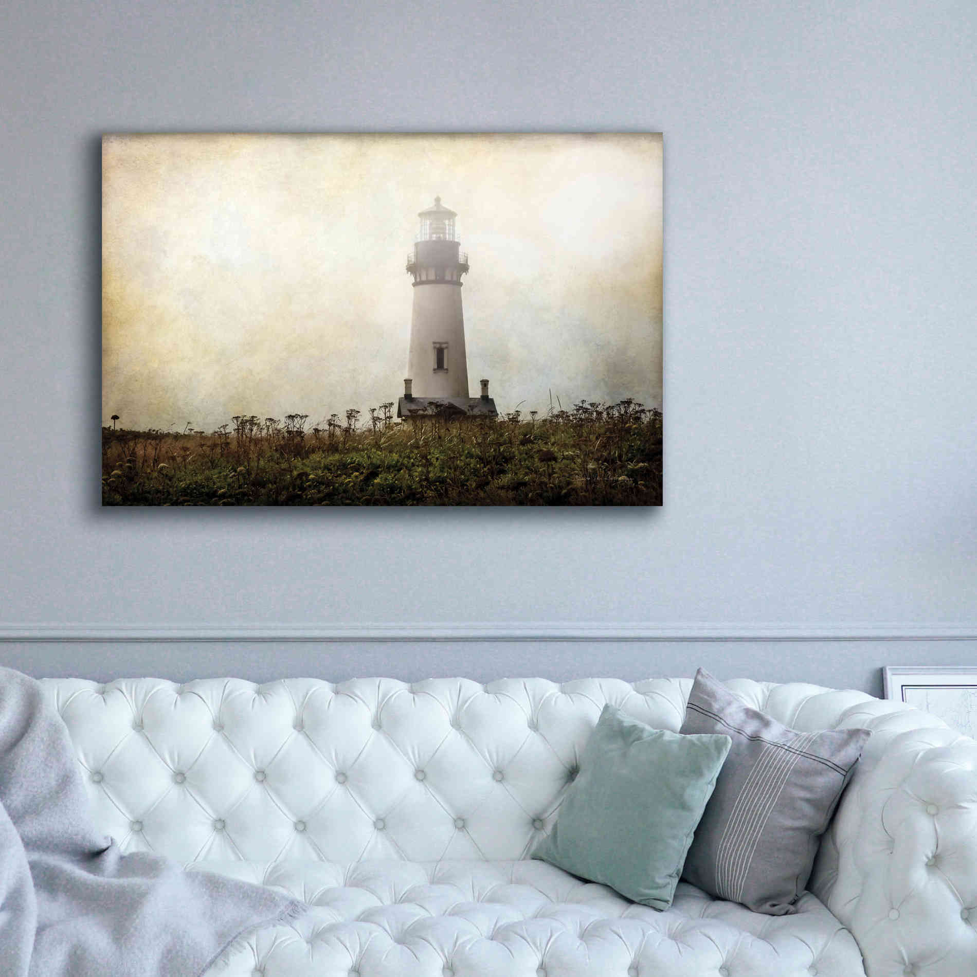 'Lonely Lighthouse II' by Debra Van Swearingen, Canvas Wall Art,60 x 40