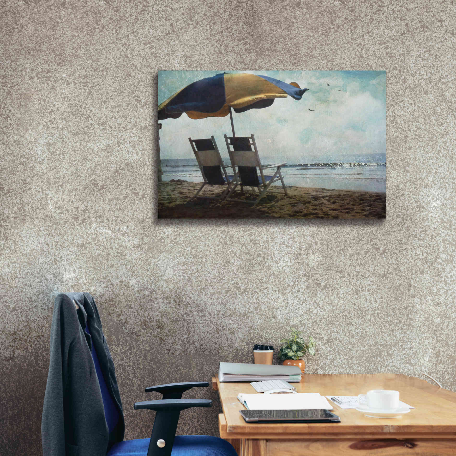 'Sea For Two' by Debra Van Swearingen, Canvas Wall Art,40 x 26