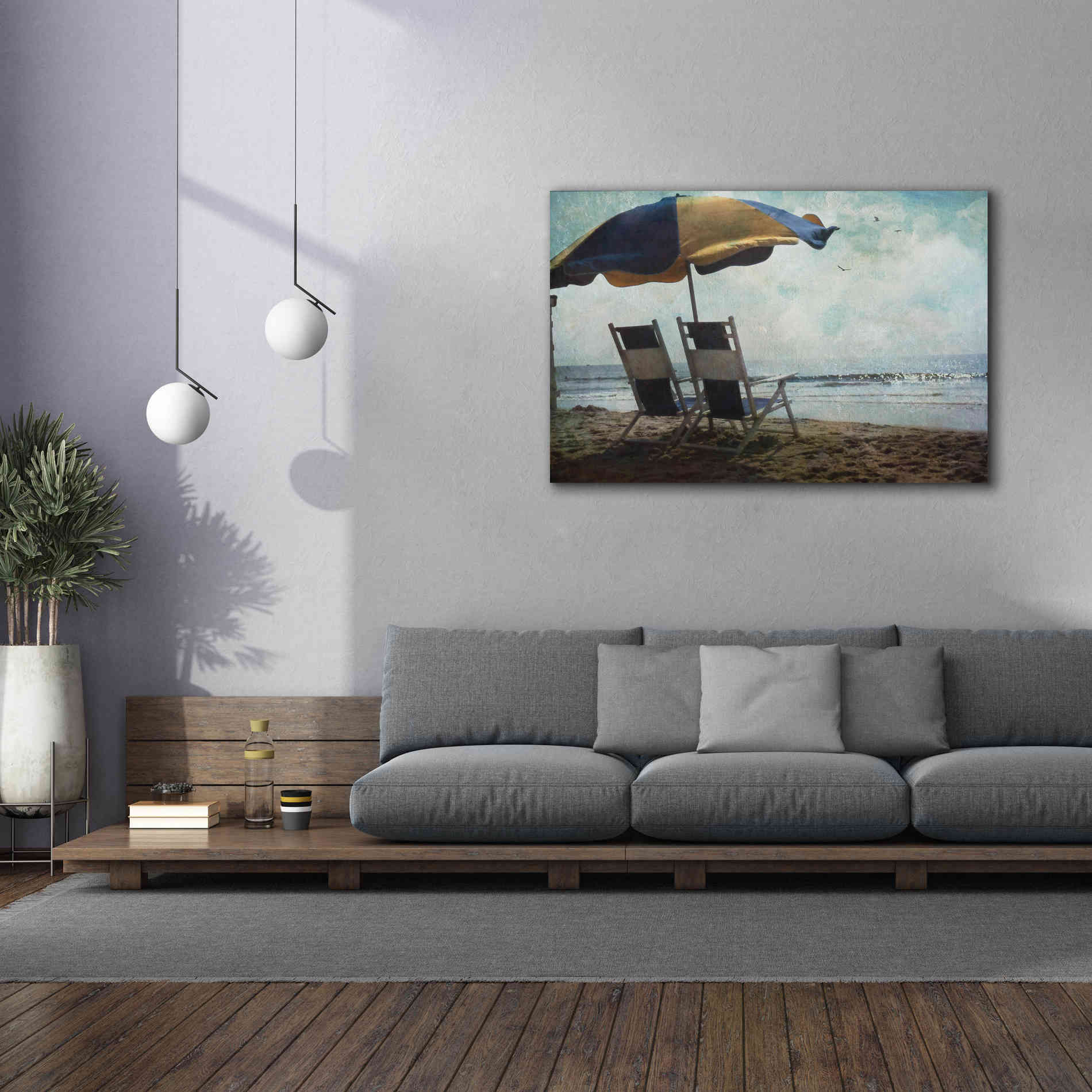 'Sea For Two' by Debra Van Swearingen, Canvas Wall Art,60 x 40