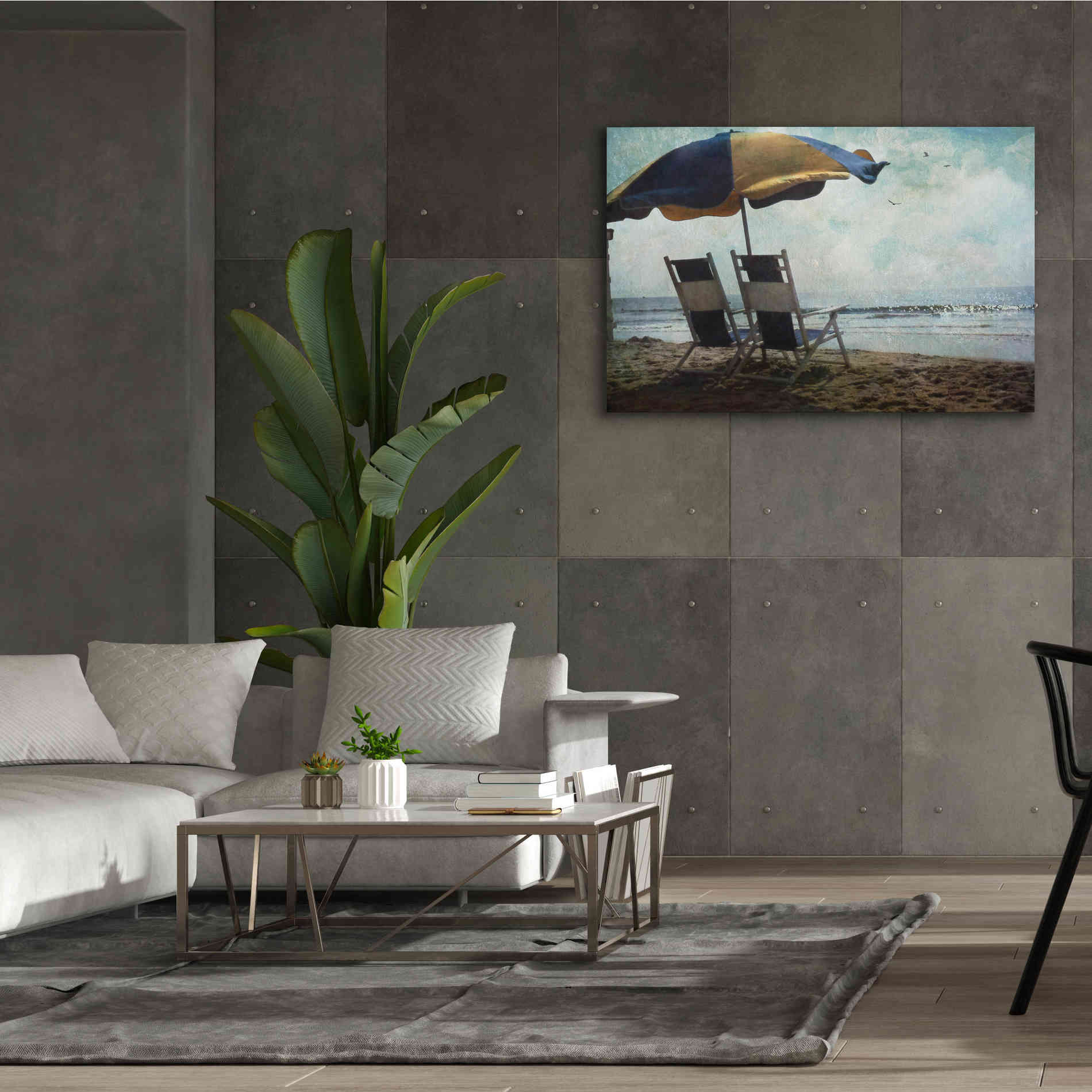 'Sea For Two' by Debra Van Swearingen, Canvas Wall Art,60 x 40