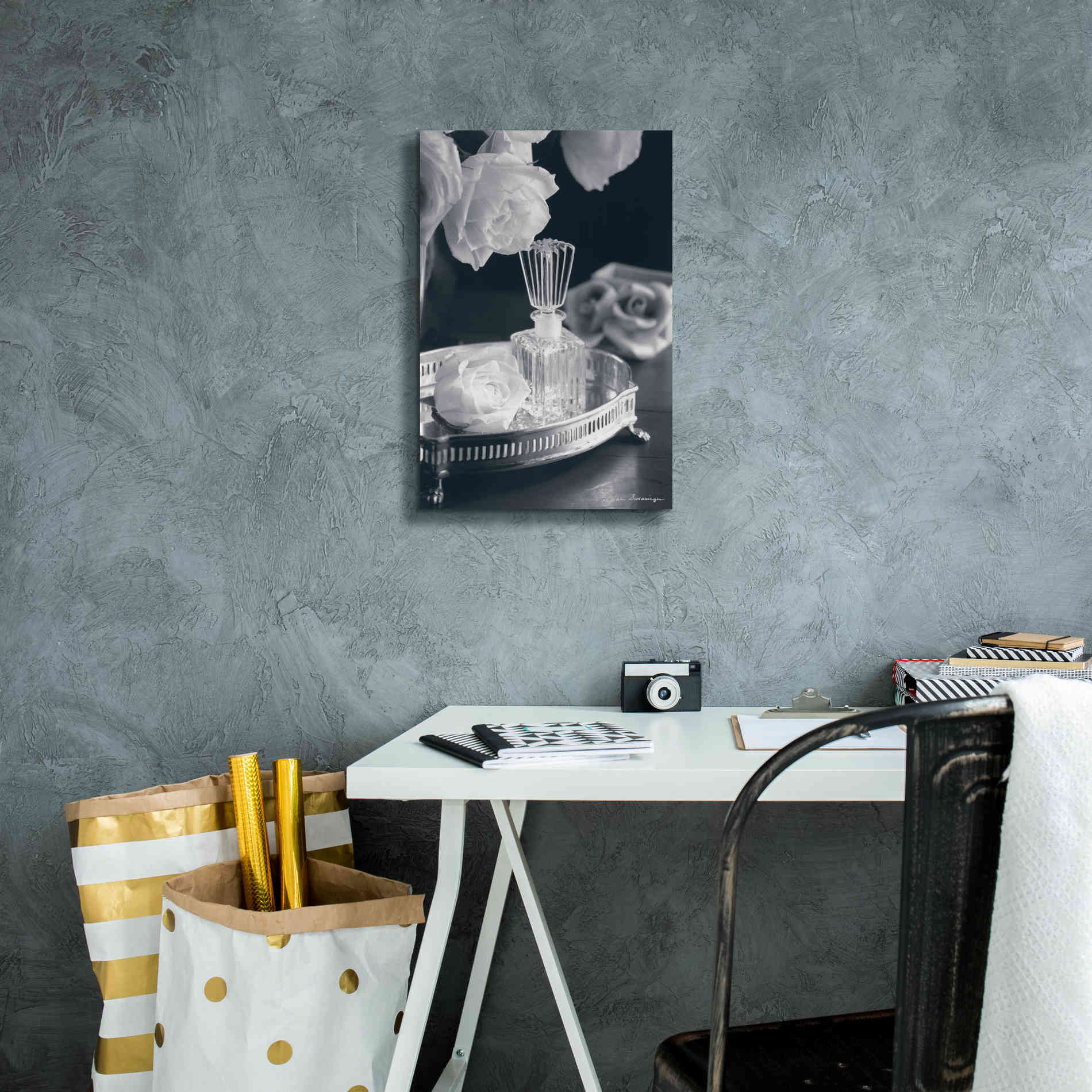 'Vintage Vanity I' by Debra Van Swearingen, Canvas Wall Art,12 x 18