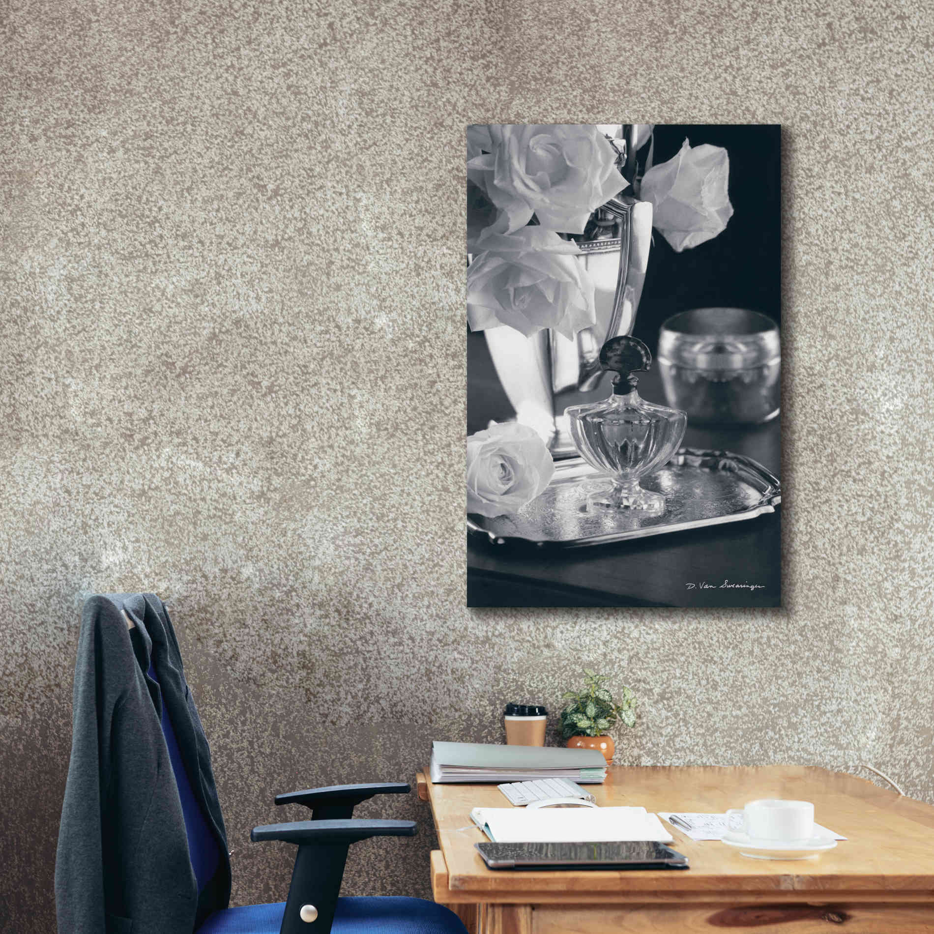 'Vintage Vanity IV' by Debra Van Swearingen, Canvas Wall Art,26 x 40