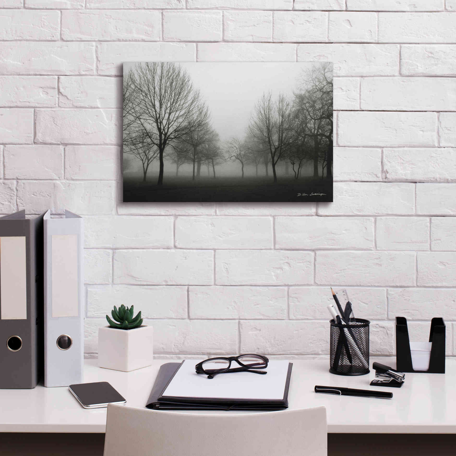 'Morning Mist' by Debra Van Swearingen, Canvas Wall Art,18 x 12