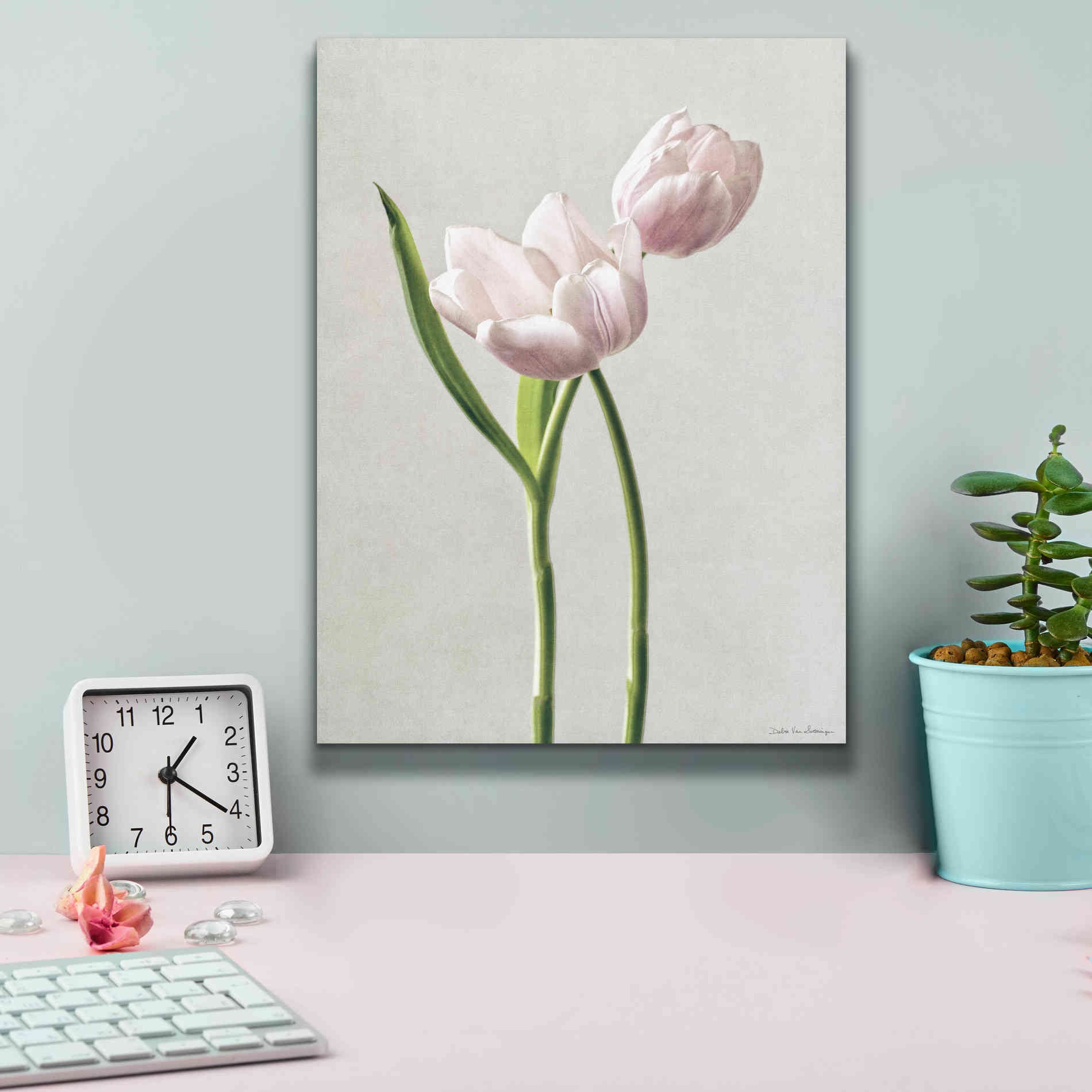 'Light Tulips III' by Debra Van Swearingen, Canvas Wall Art,12 x 16