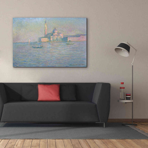 Image of 'The Church of San Giorgio Maggiore, Venice' by Claude Monet, Canvas Wall Art,60 x 40
