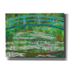 'The Japanese Footbridge' by Claude Monet, Canvas Wall Art,16x12x1.1x0,24x20x1.1x0,30x26x1.74x0,54x40x1.74x0