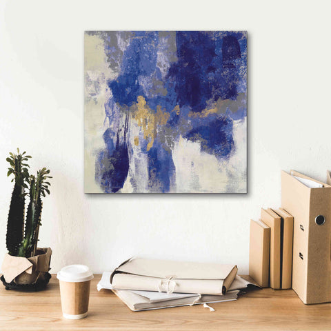 Image of 'Sparkle Abstract II Blue' by Silvia Vassileva, Canvas Wall Art,18 x 18