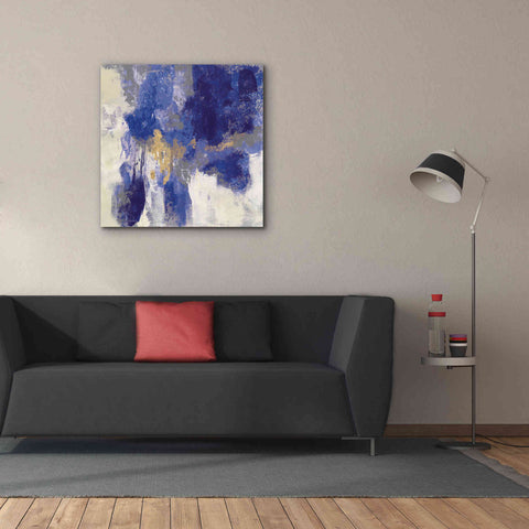 Image of 'Sparkle Abstract II Blue' by Silvia Vassileva, Canvas Wall Art,37 x 37