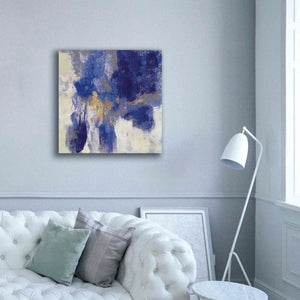 'Sparkle Abstract II Blue' by Silvia Vassileva, Canvas Wall Art,37 x 37