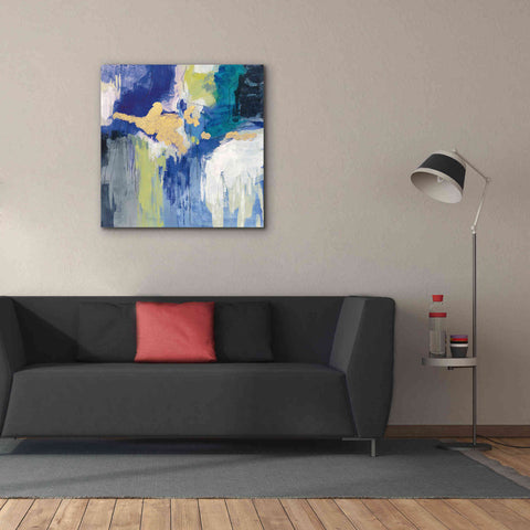 Image of 'Sparkle Abstract III Blue' by Silvia Vassileva, Canvas Wall Art,37 x 37