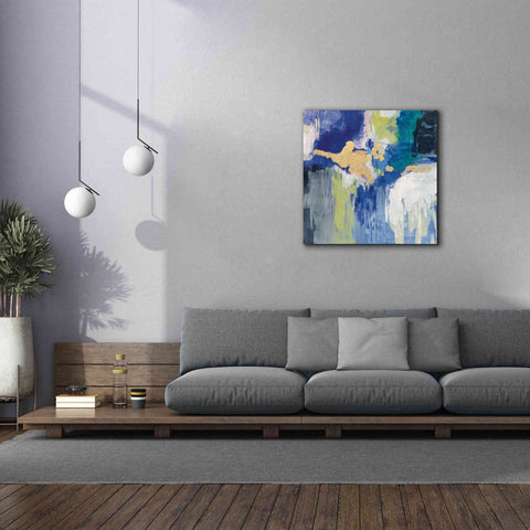 Image of 'Sparkle Abstract III Blue' by Silvia Vassileva, Canvas Wall Art,37 x 37